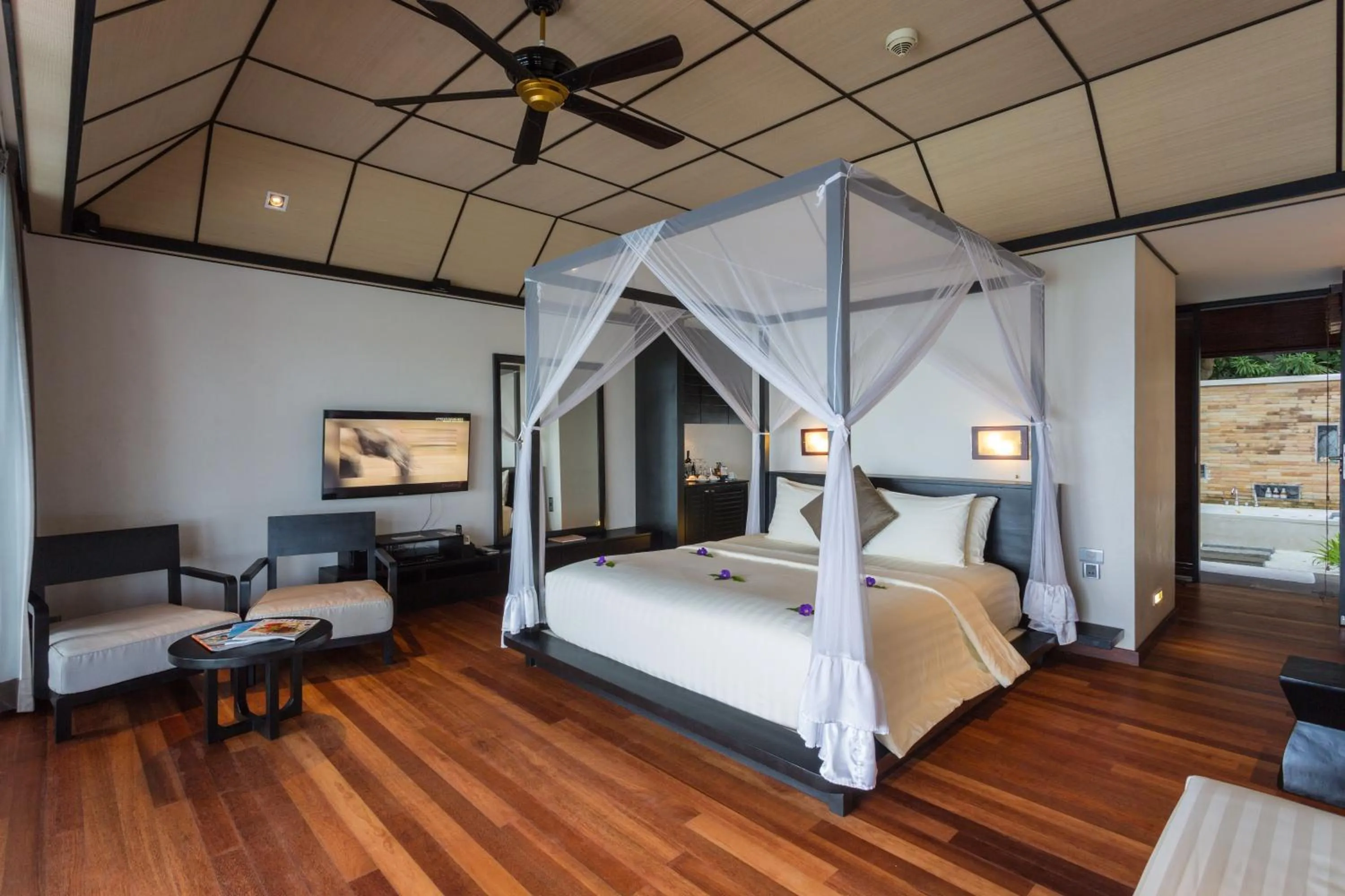 Bedroom, Bed in Lily Beach Resort and Spa - All Inclusive