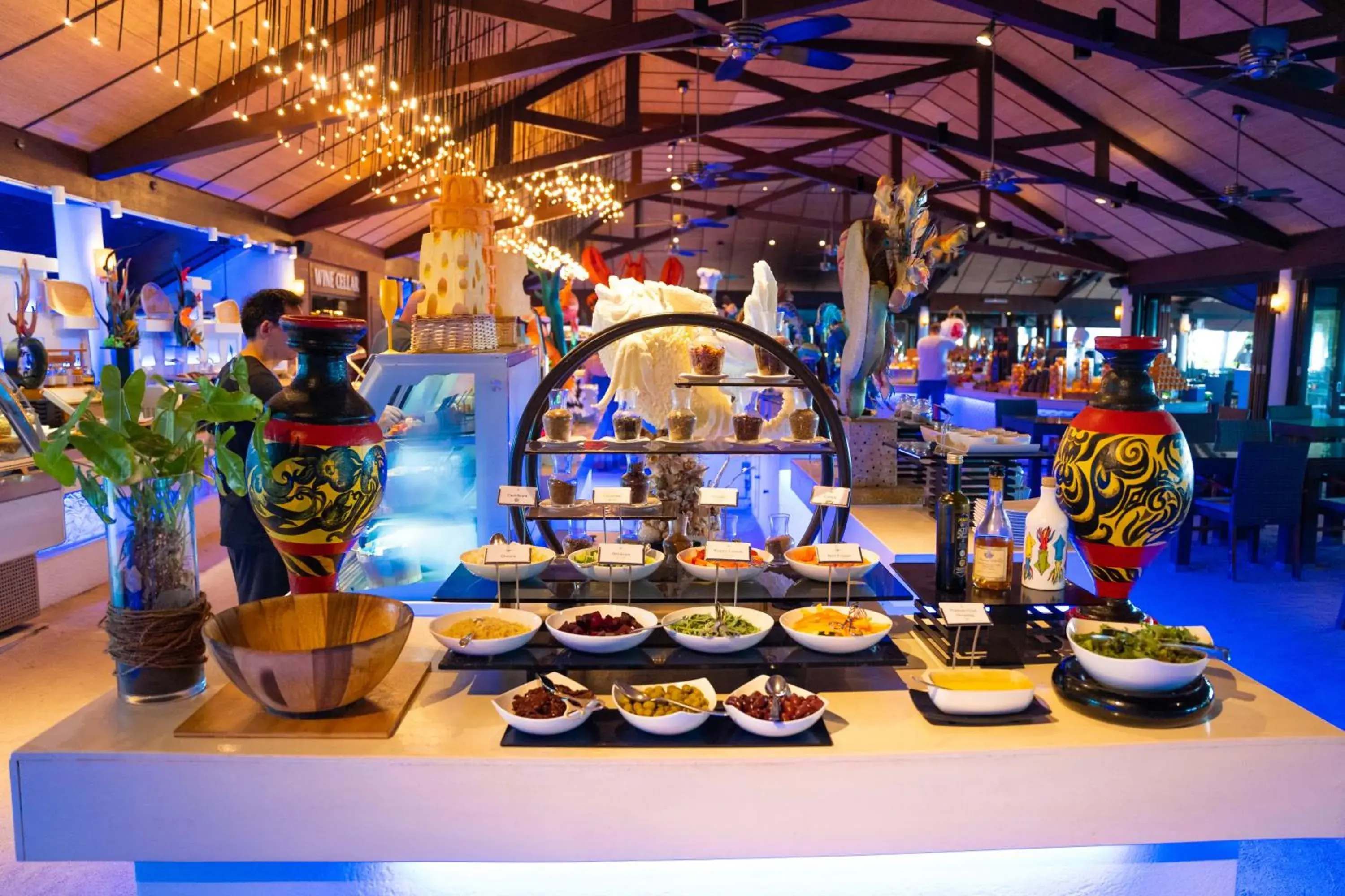 Buffet breakfast in Lily Beach Resort and Spa - All Inclusive Buffet breakfast in Lily Beach Resort and Spa - All Inclusive