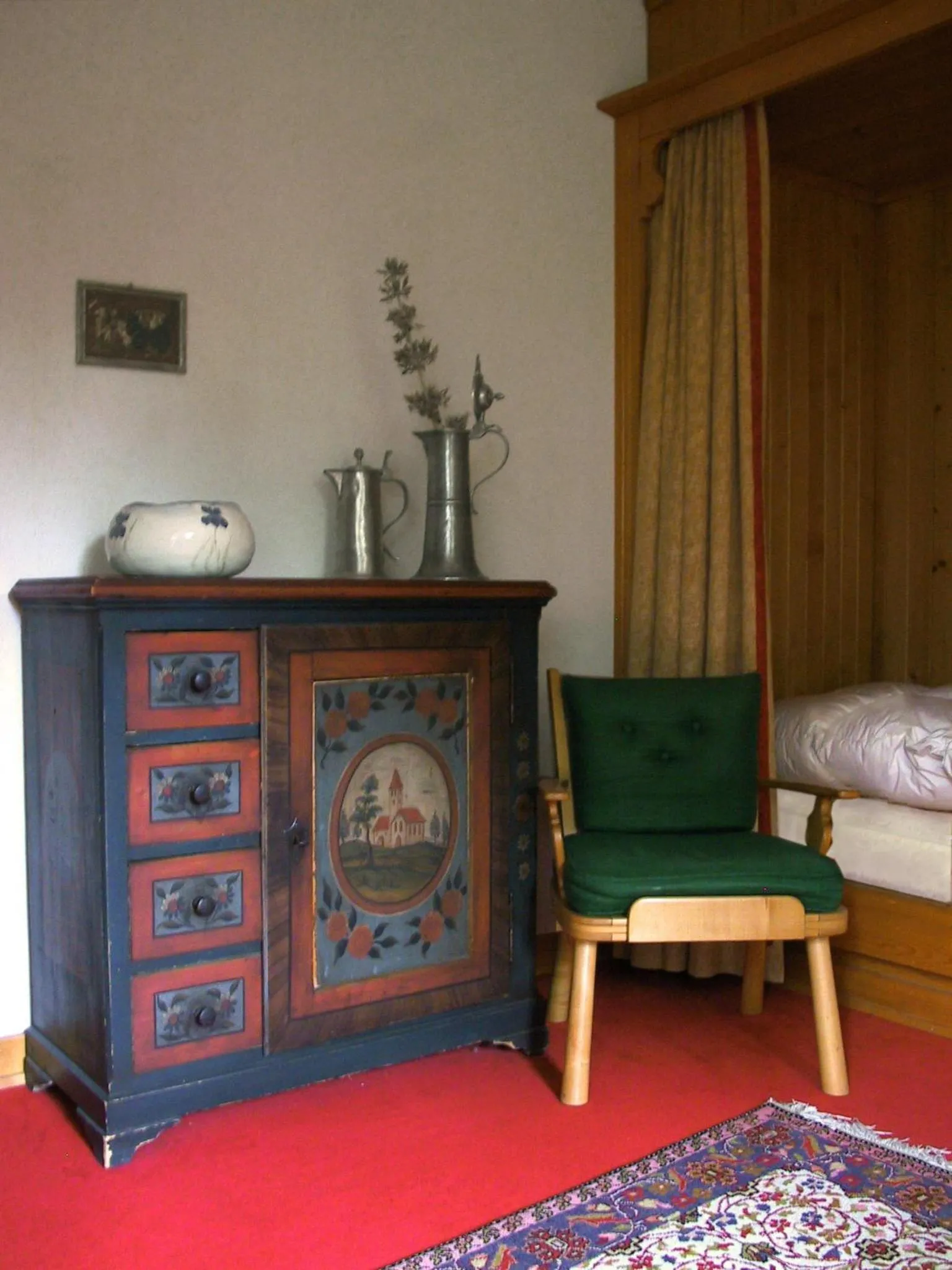 Seating area, Bed in Arche de Noé B&B