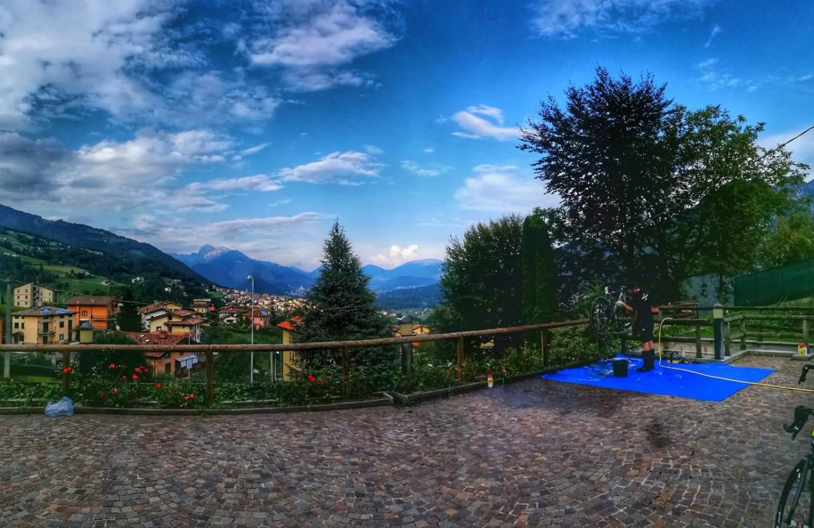 Balcony/Terrace in Grem Bike Hostel