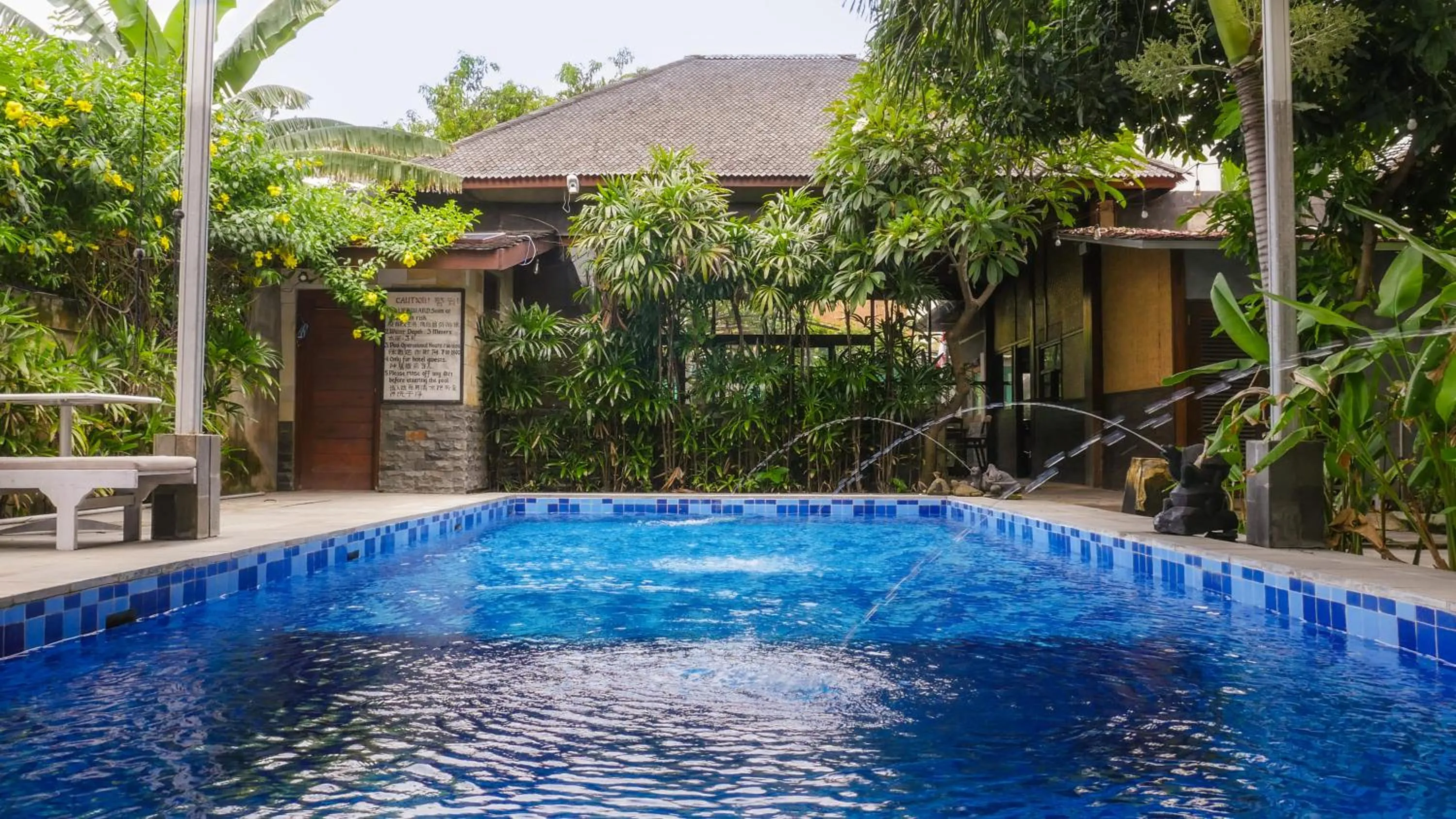 Swimming pool in Turtle Garden Hotel