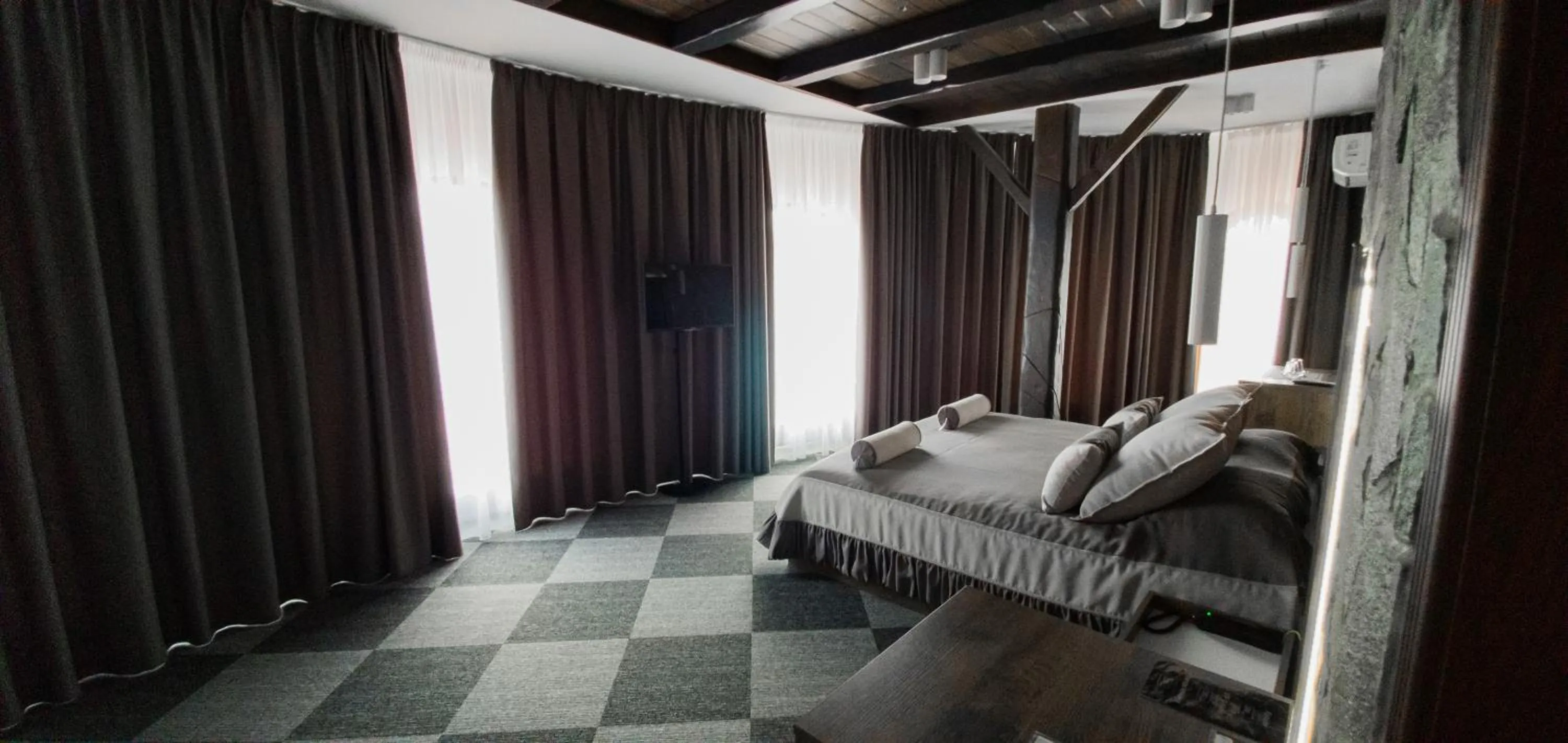 Photo of the whole room, Bed in Pidkova