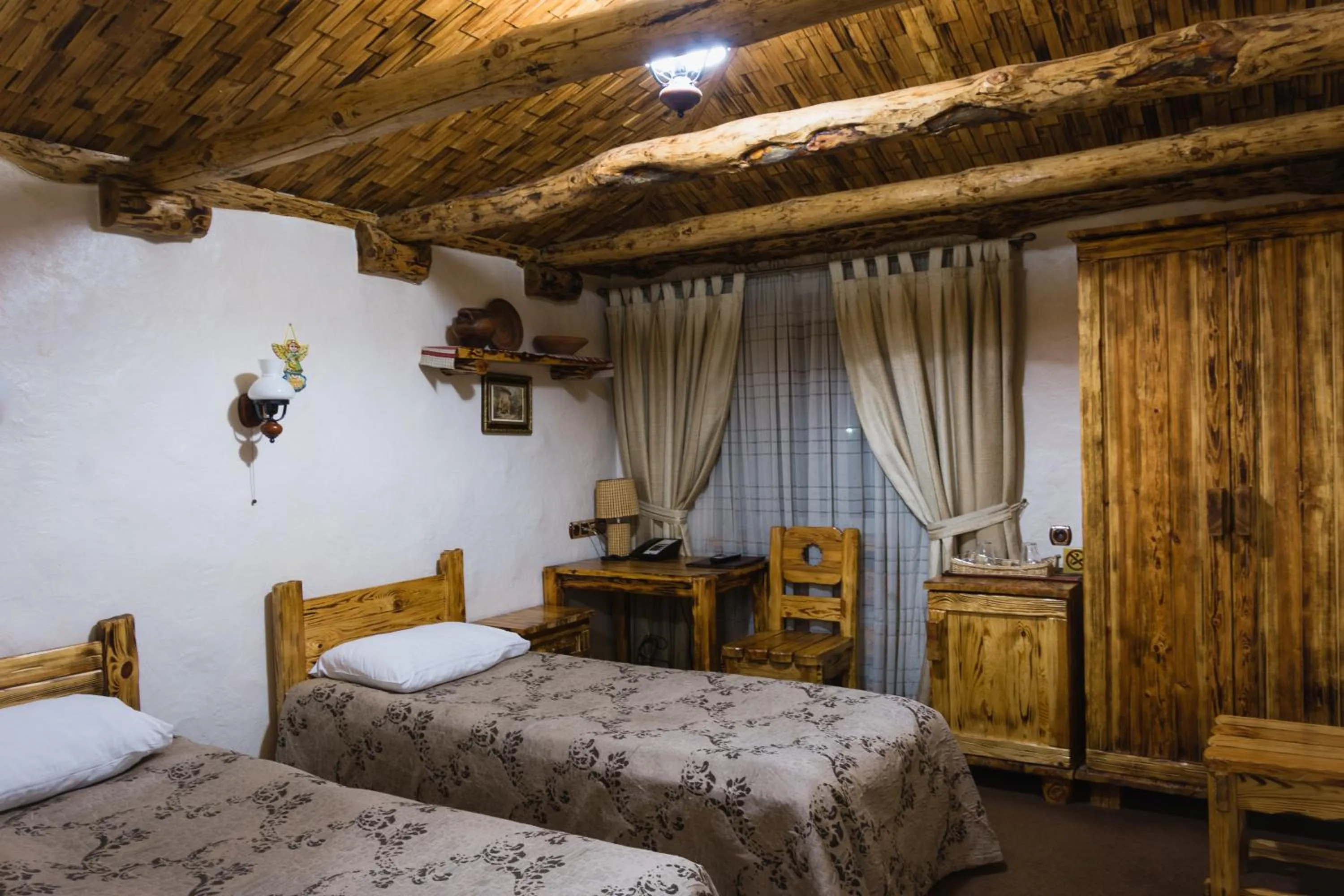 Decorative detail, Bed in Pidkova