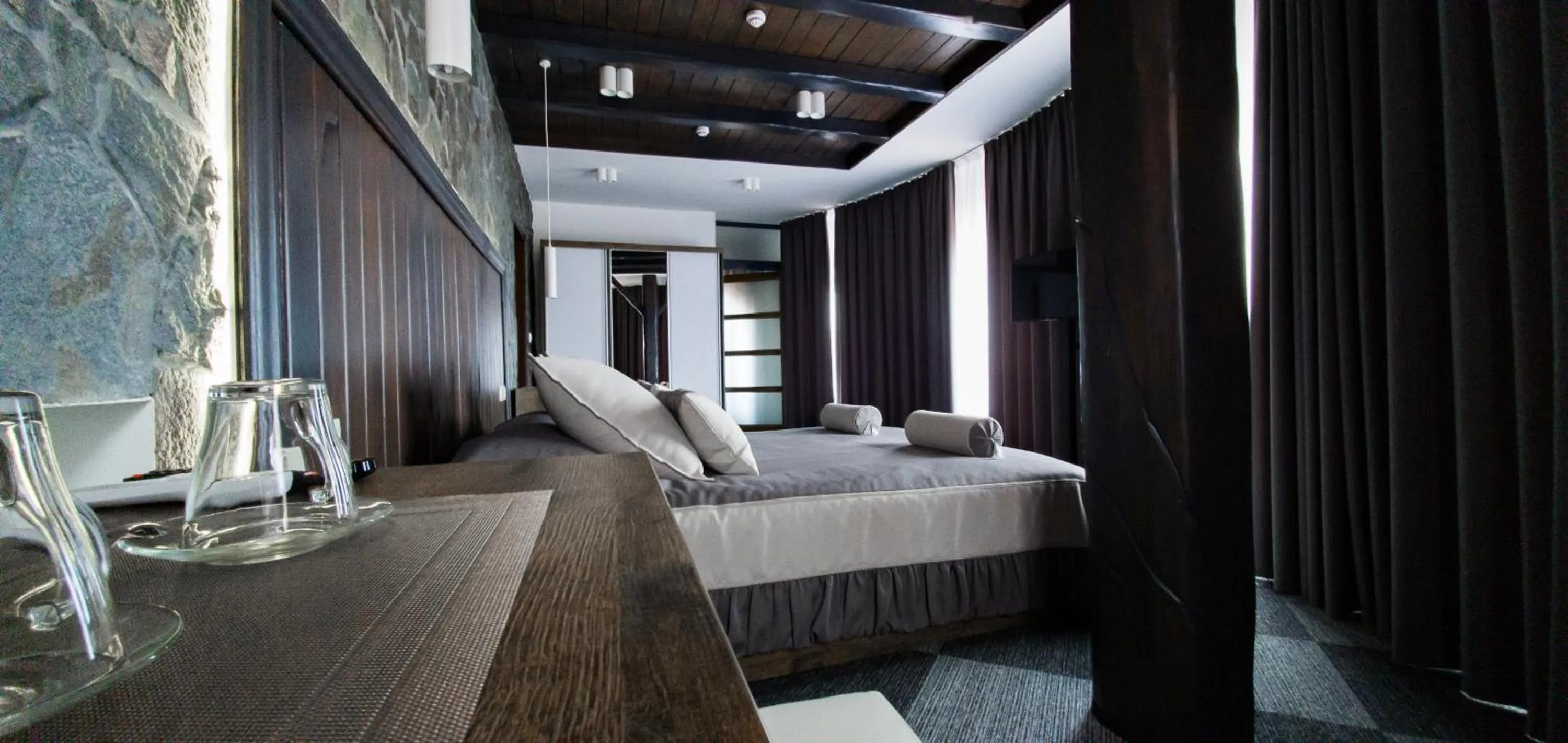 Photo of the whole room, Bed in Pidkova