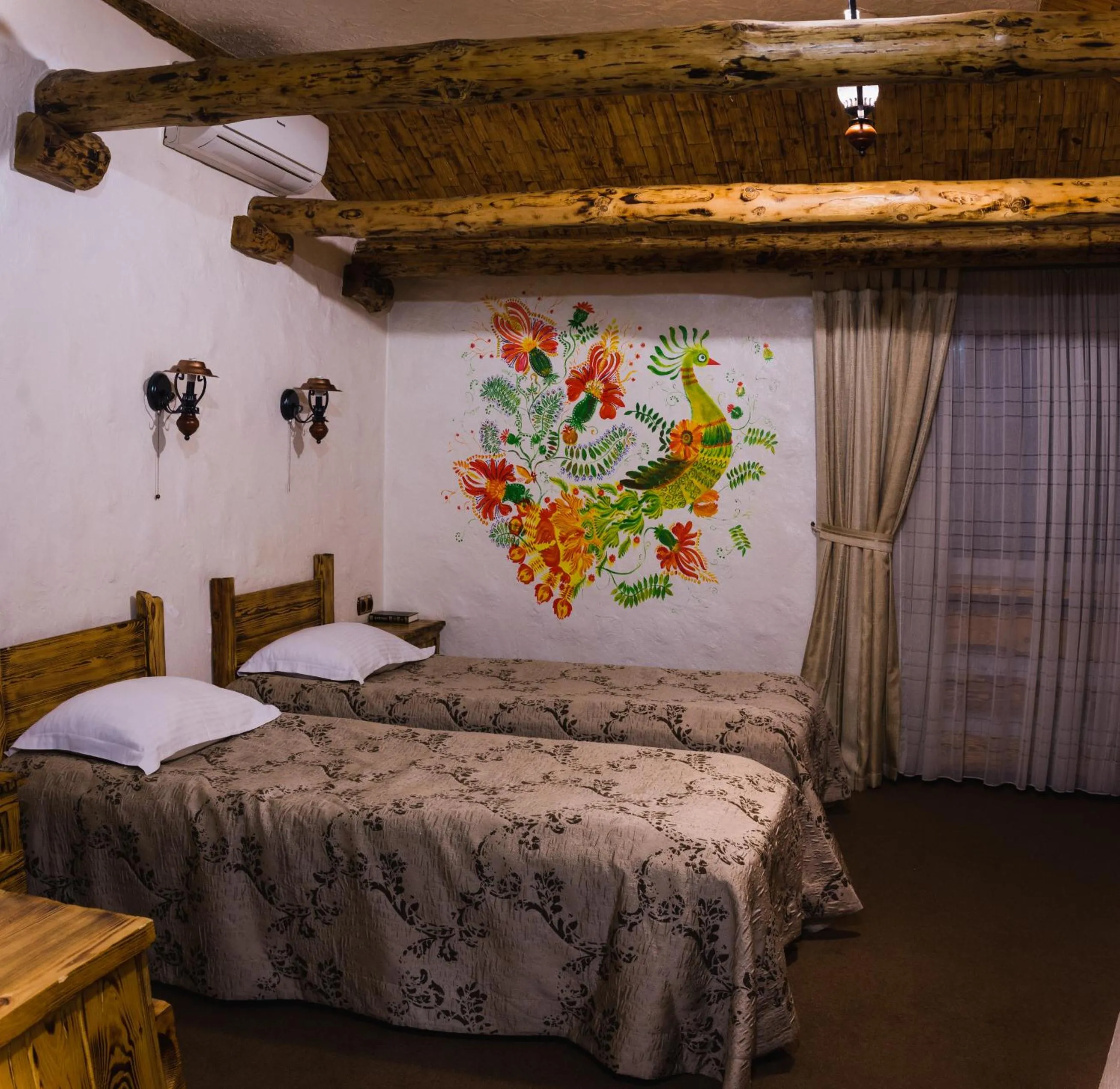 Decorative detail, Bed in Pidkova