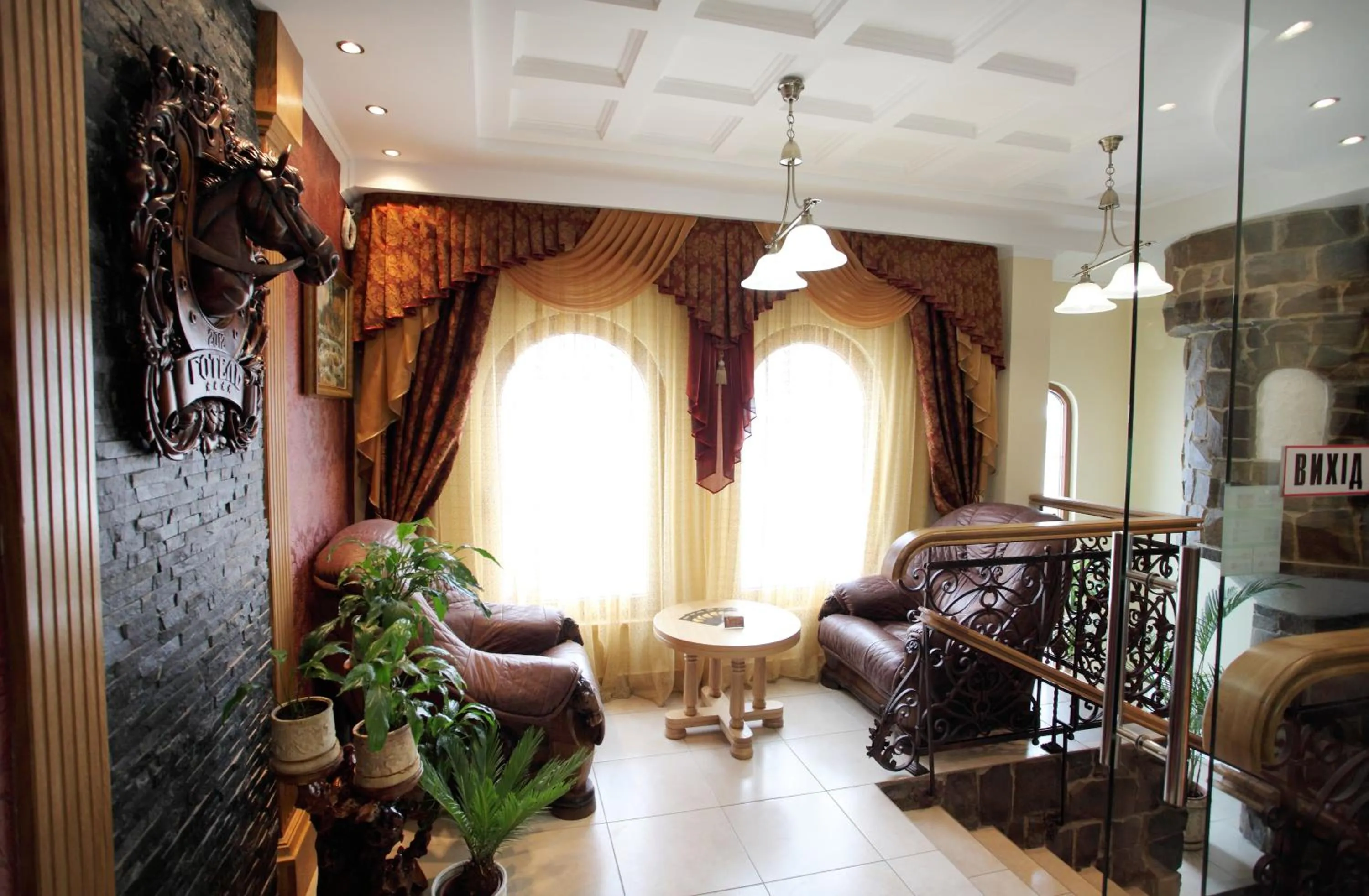 Seating area in Pidkova