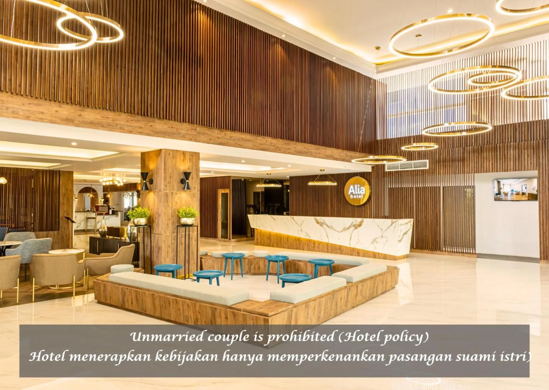 Lobby or reception in Hotel Gren Alia Cikini