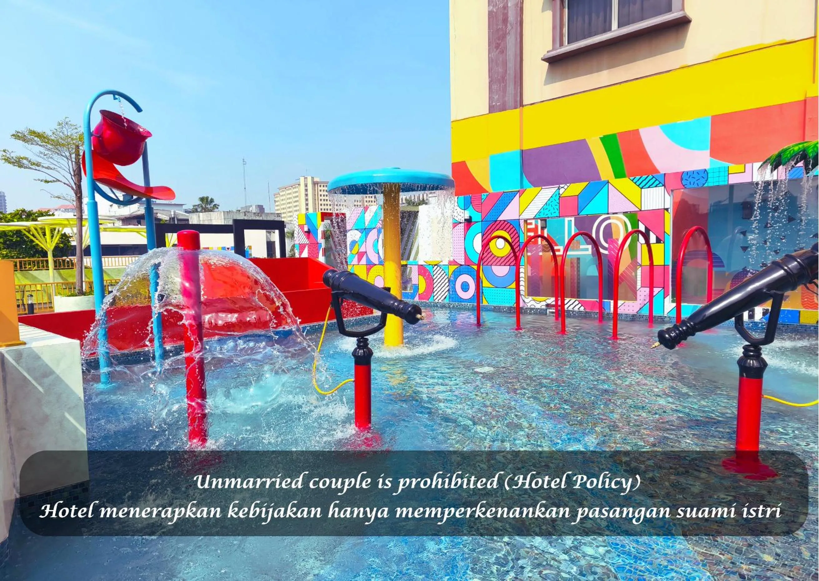 Children play ground in Hotel Gren Alia Cikini