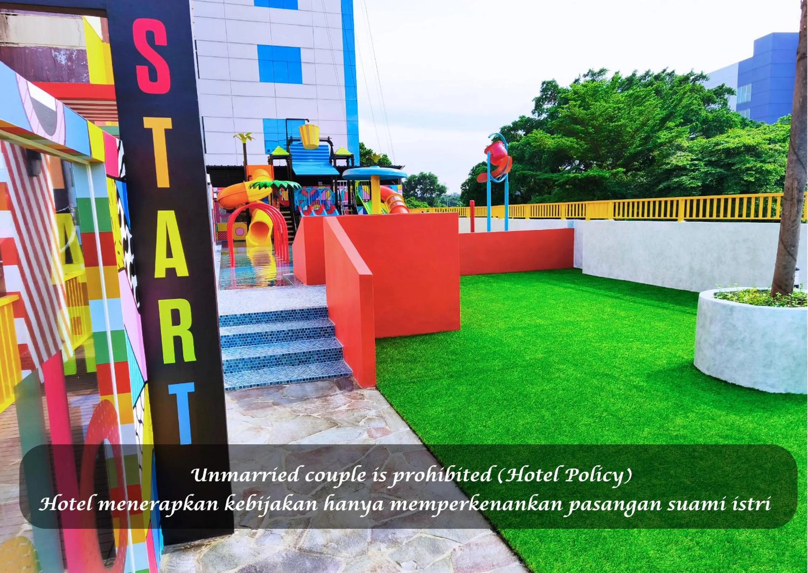 Children play ground in Hotel Gren Alia Cikini