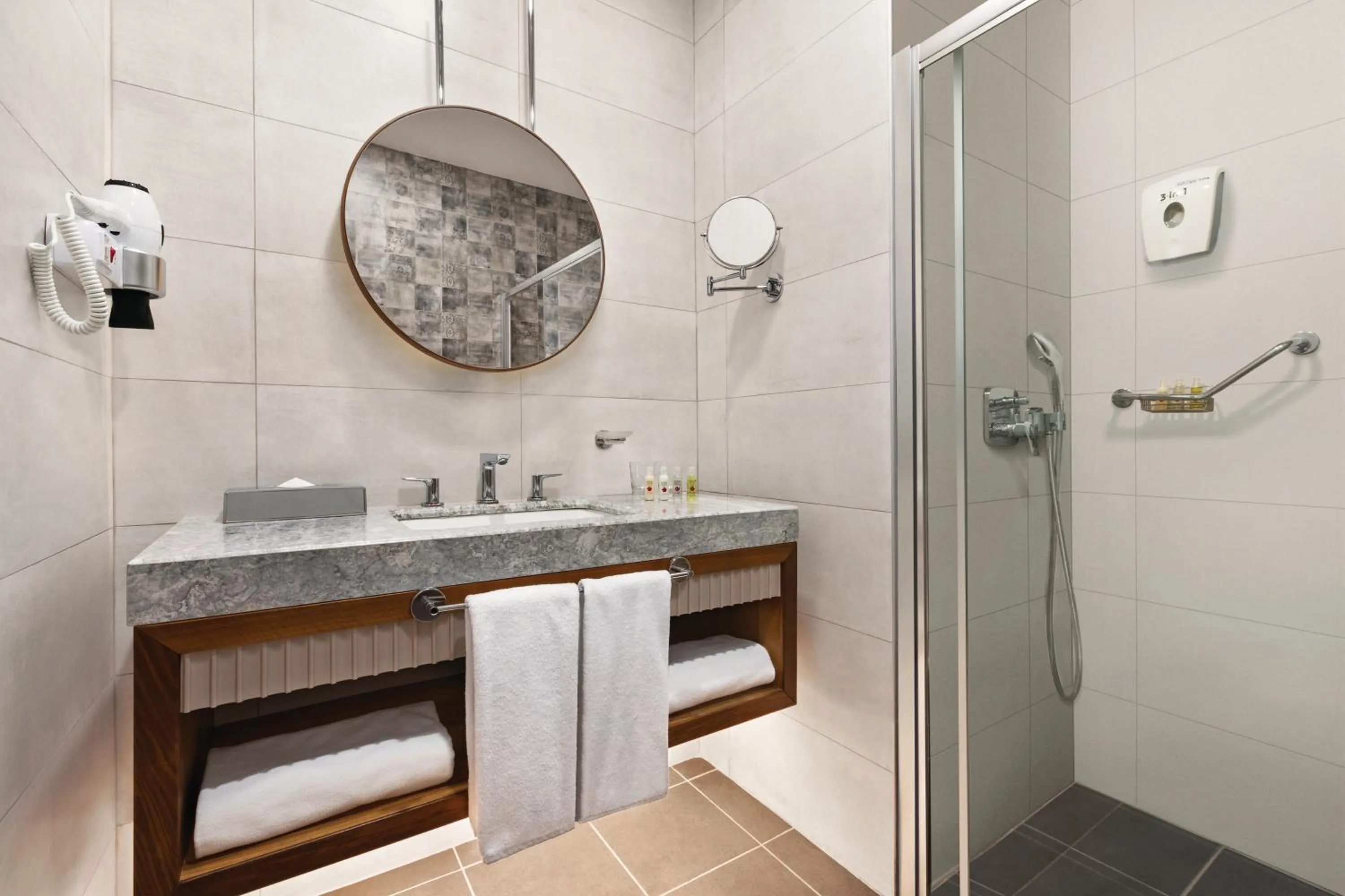 Bathroom in Tryp by Wyndham Istanbul Topkapi