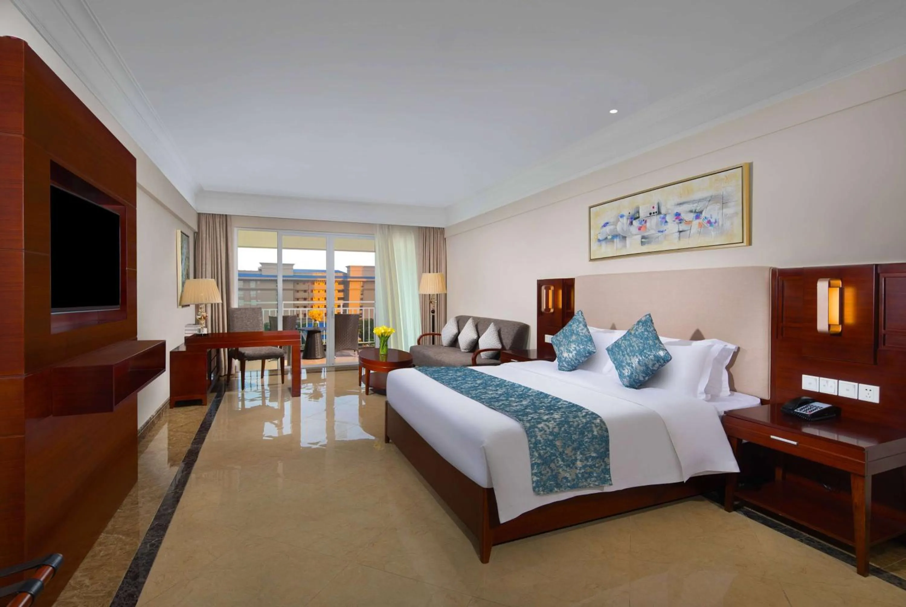 Photo of the whole room, Bed in Wyndham Garden Wenchang Nanguo