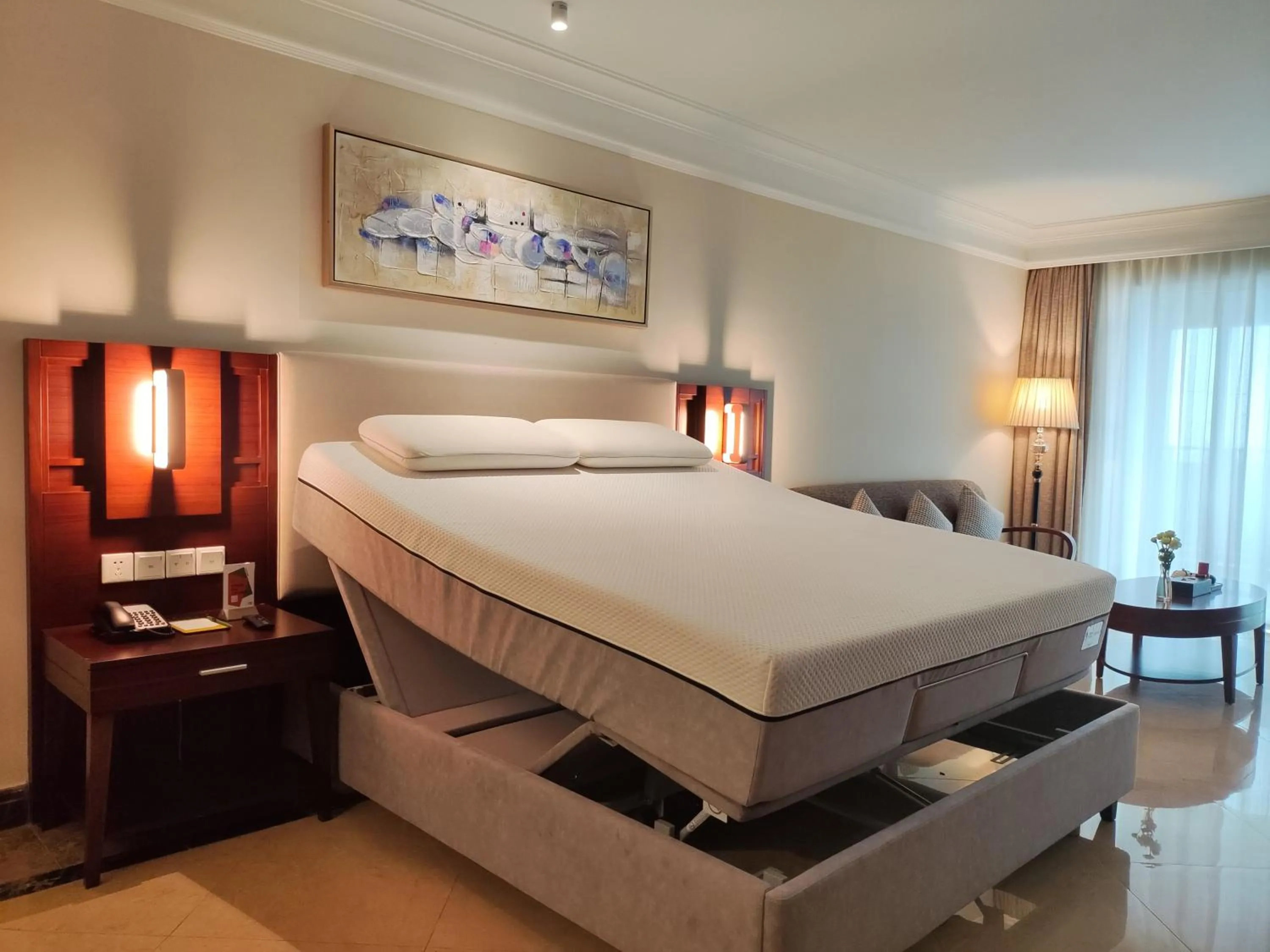 Bed in Wyndham Garden Wenchang Nanguo