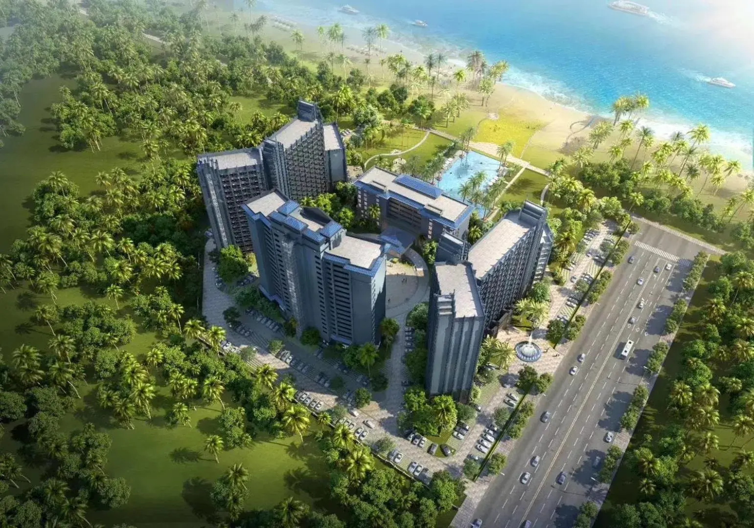 Bird's eye view in Wyndham Garden Wenchang Nanguo Bird's eye view in Wyndham Garden Wenchang Nanguo