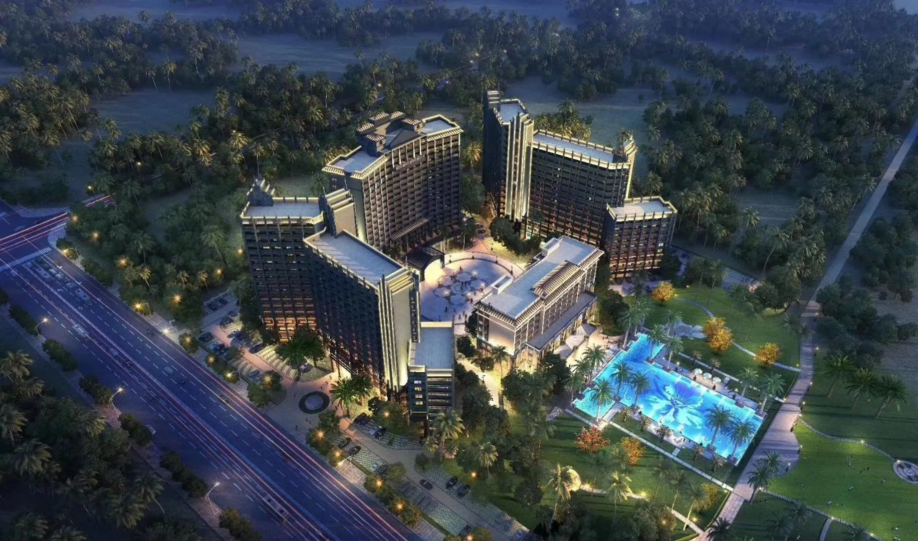 Bird's eye view in Wyndham Garden Wenchang Nanguo