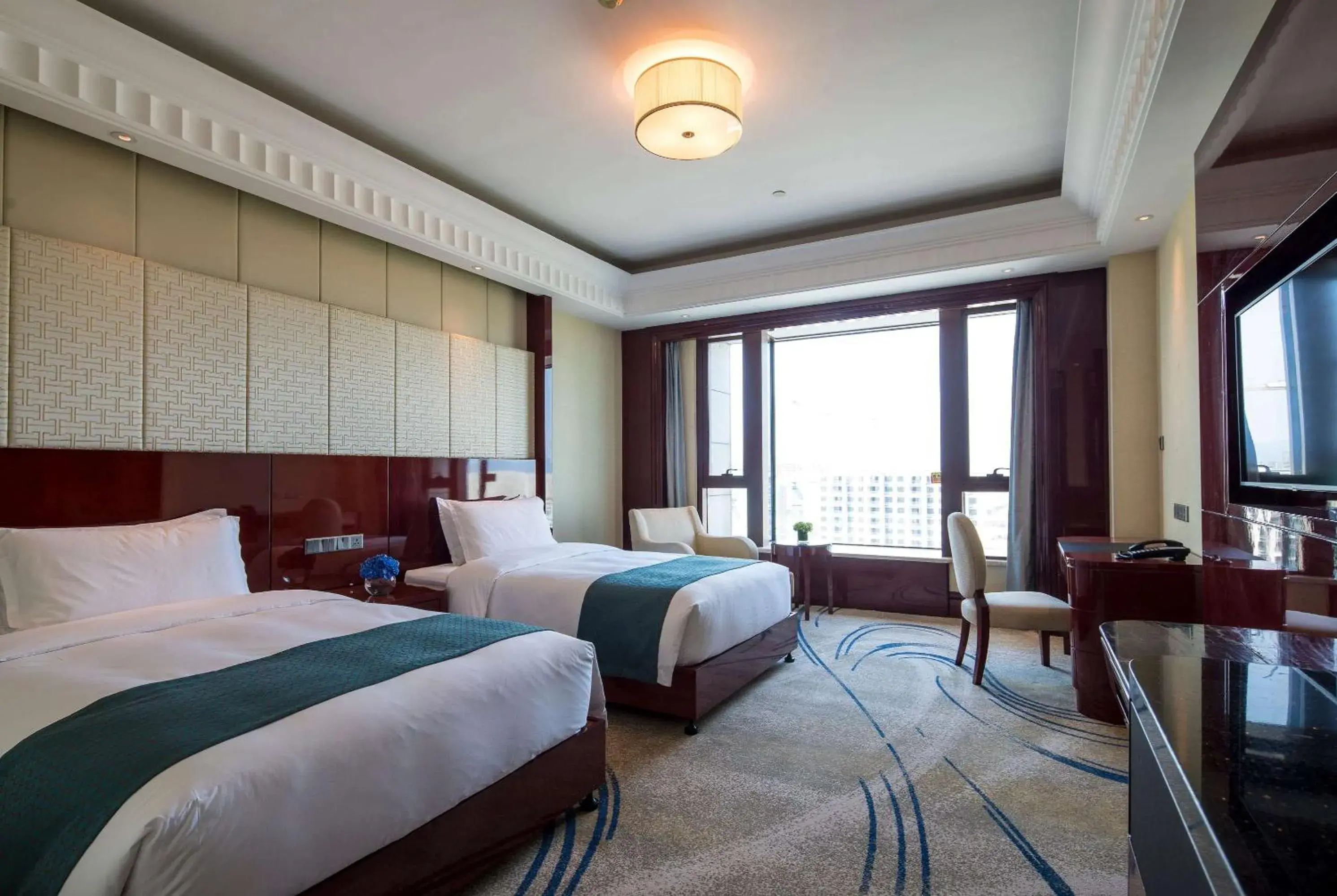 Photo of the whole room, Bed in Wyndham Zhuji West Photo of the whole room, Bed in Wyndham Zhuji West