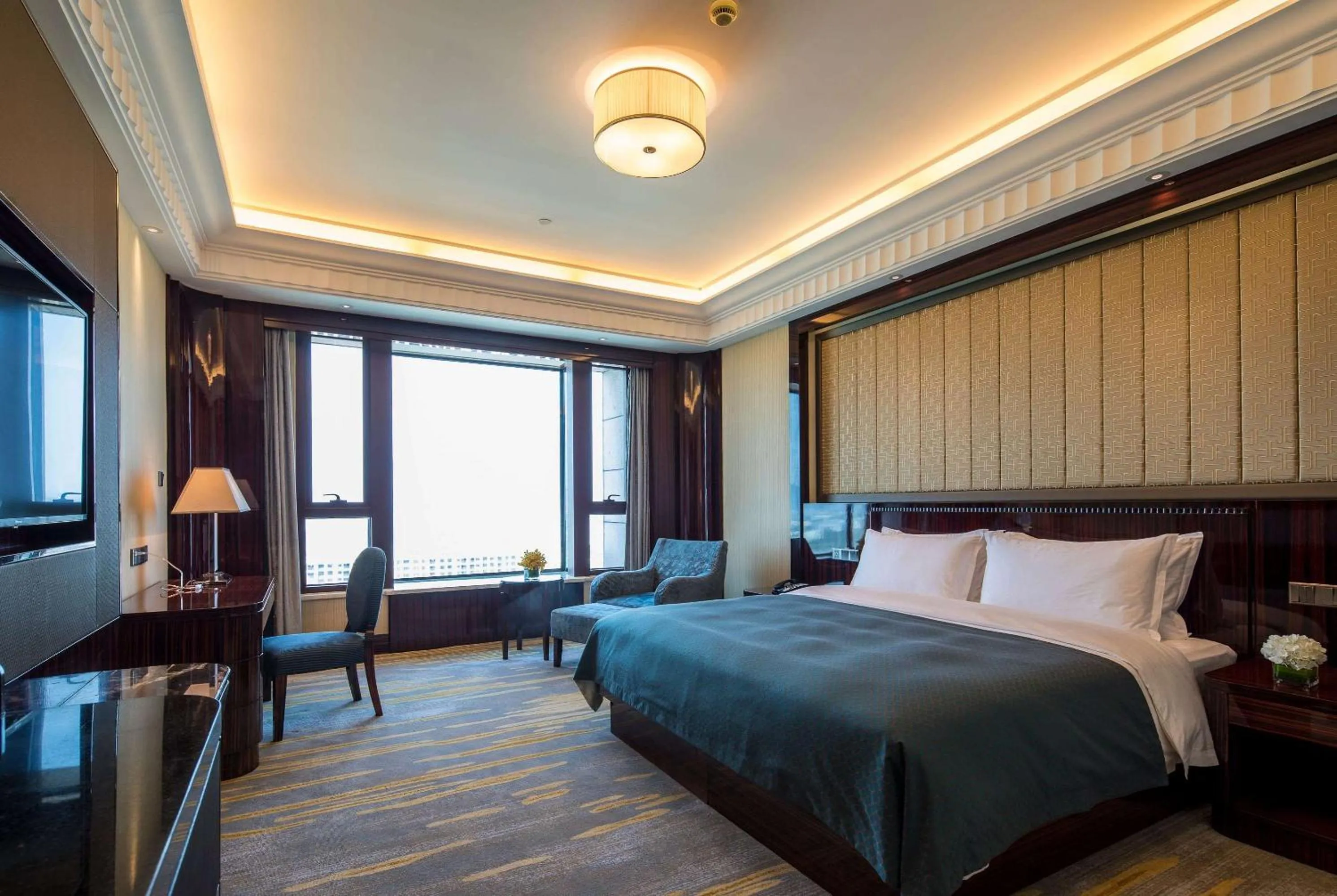 Photo of the whole room, Bed in Wyndham Zhuji West