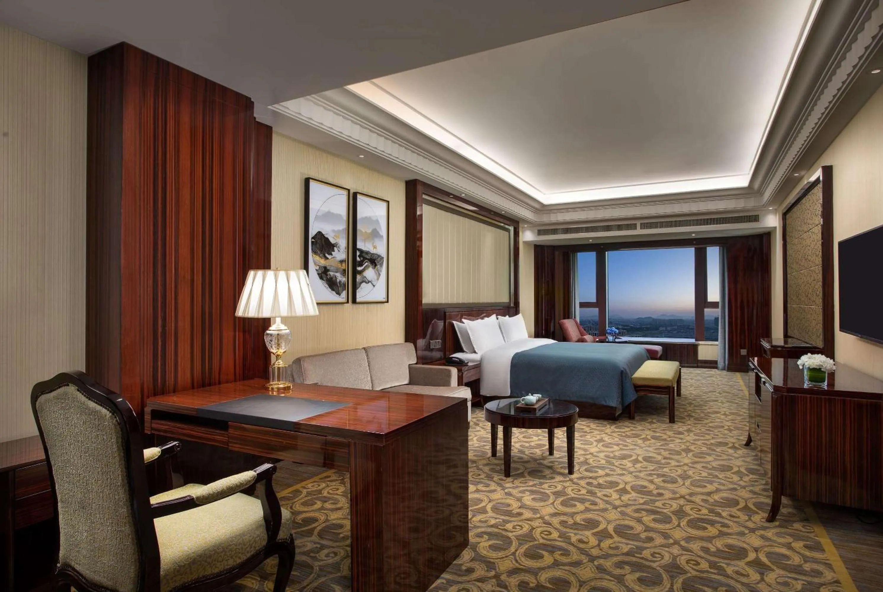 Photo of the whole room, Bed in Wyndham Zhuji West