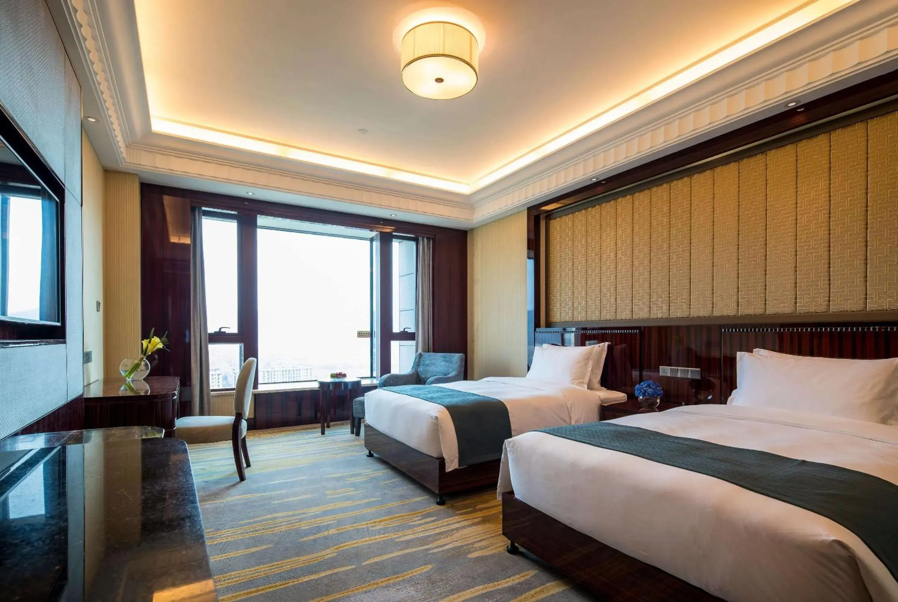Photo of the whole room, Bed in Wyndham Zhuji West Photo of the whole room, Bed in Wyndham Zhuji West