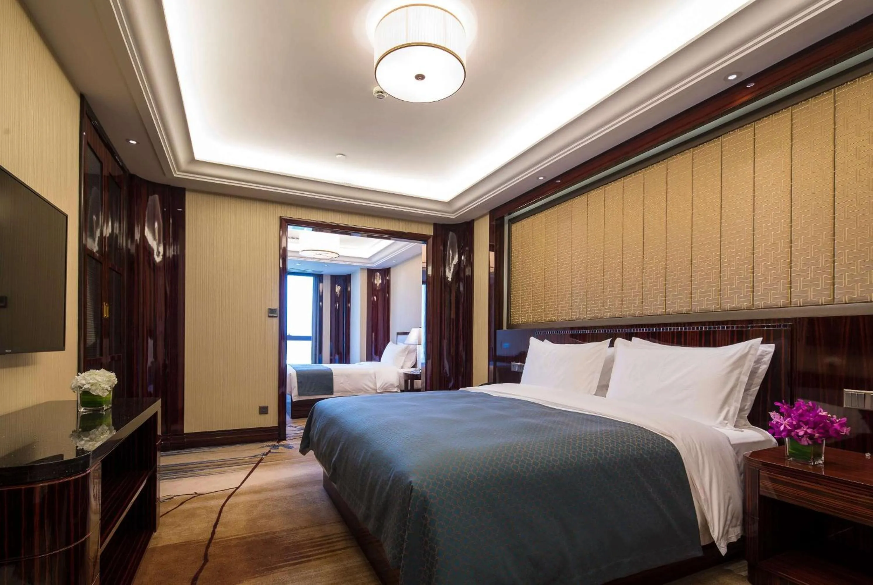 Photo of the whole room, Bed in Wyndham Zhuji West