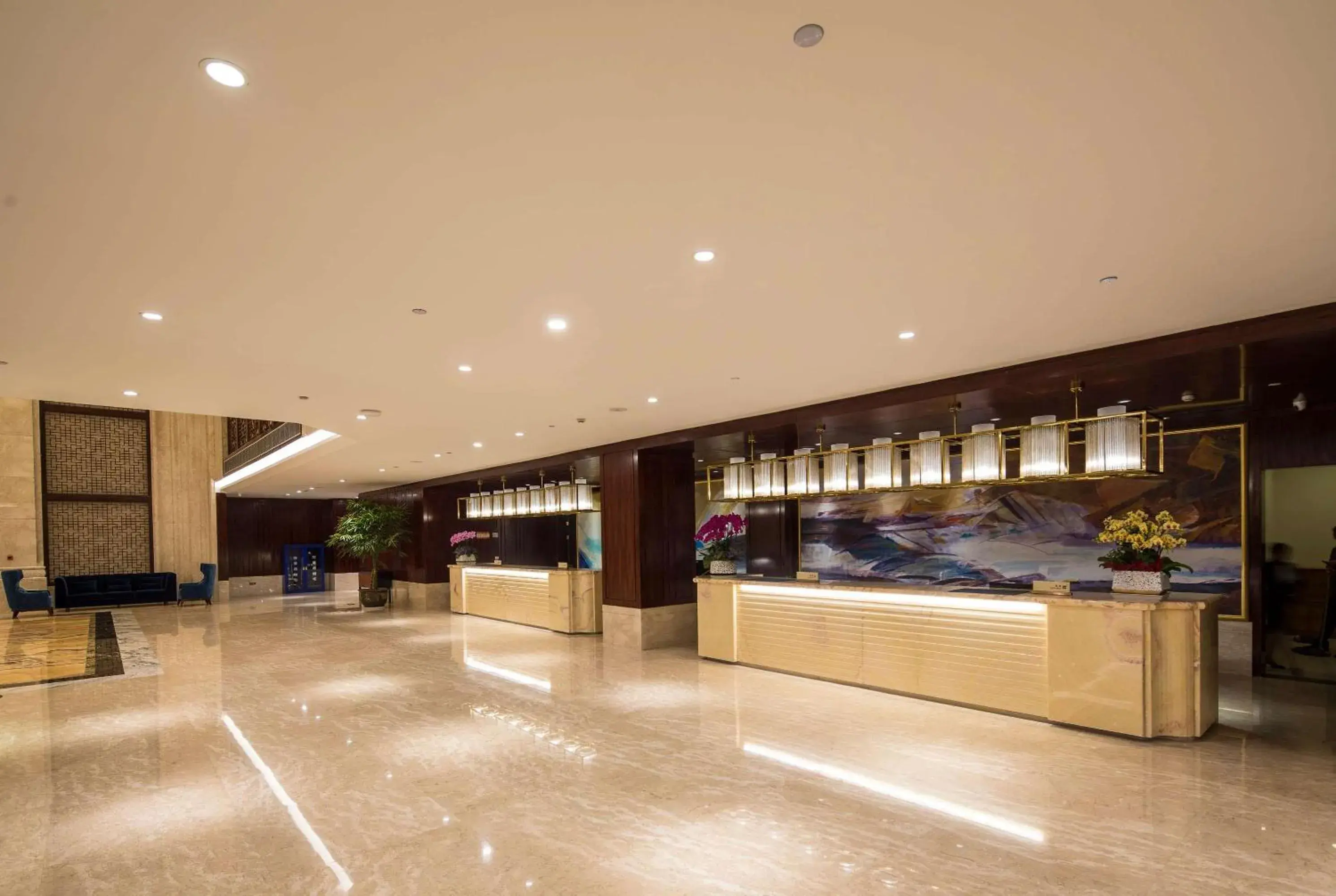 Lobby or reception in Wyndham Zhuji West Lobby or reception in Wyndham Zhuji West