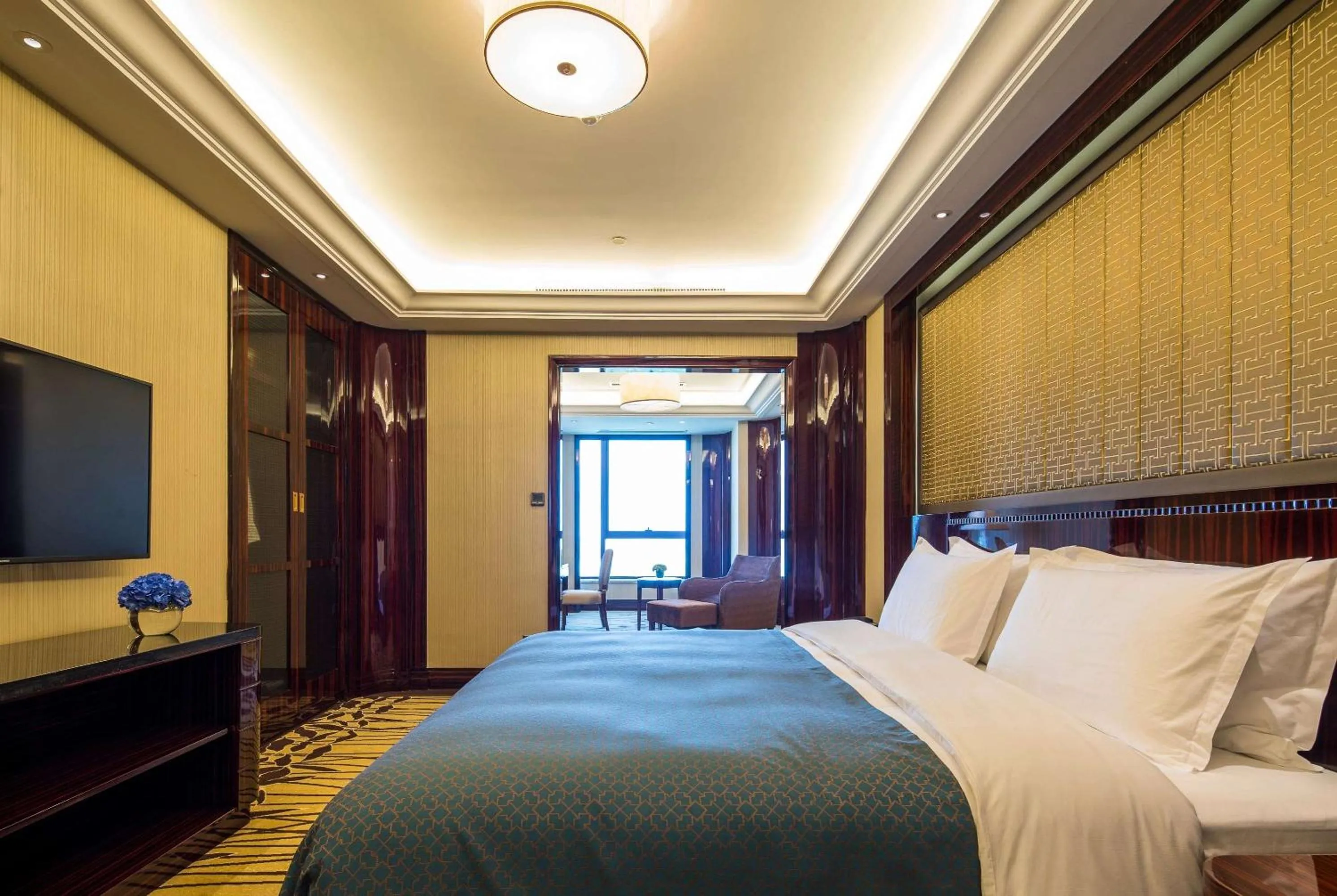 Photo of the whole room, Bed in Wyndham Zhuji West
