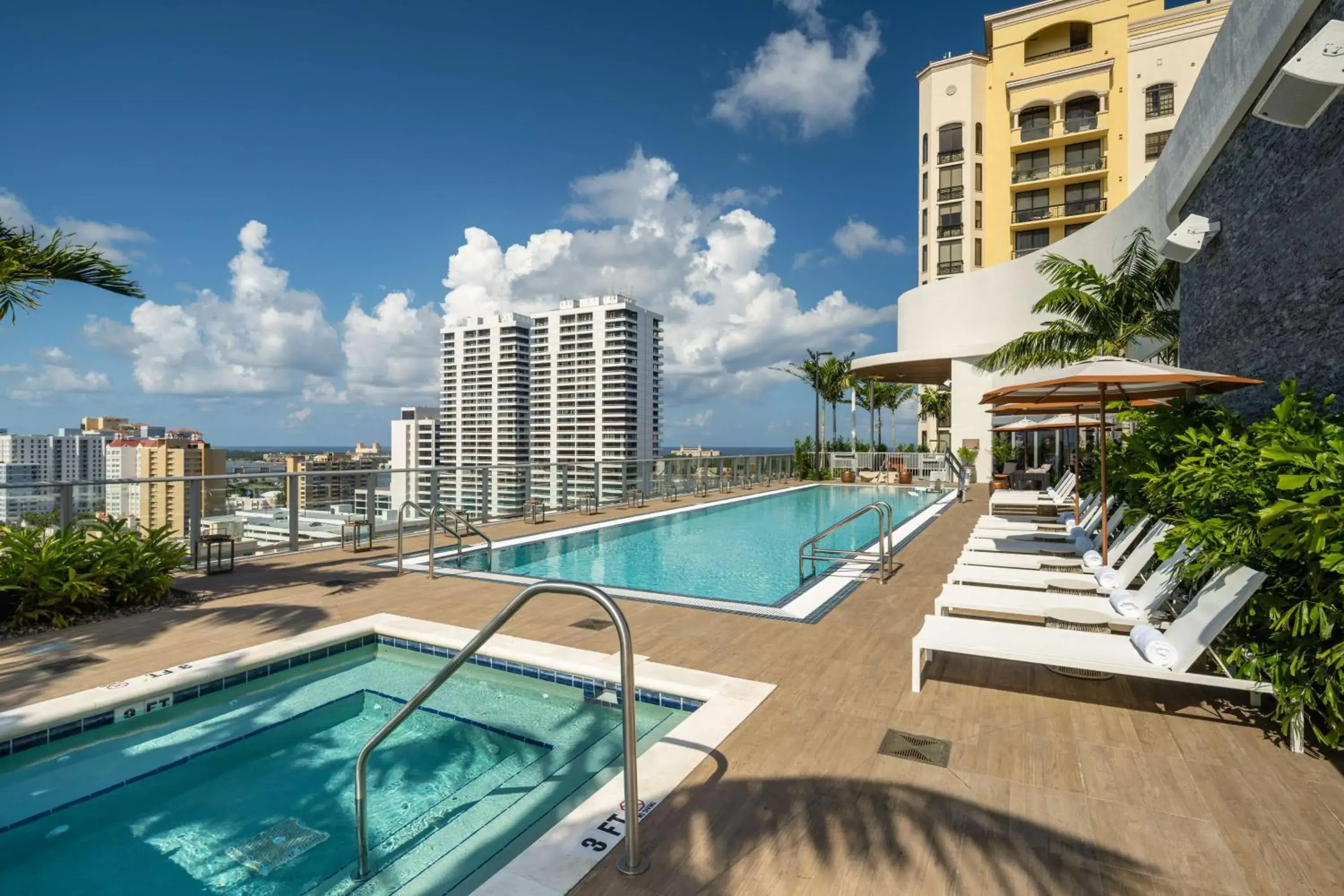 Pool view in Canopy West Palm Beach - Downtown Pool view in Canopy West Palm Beach - Downtown