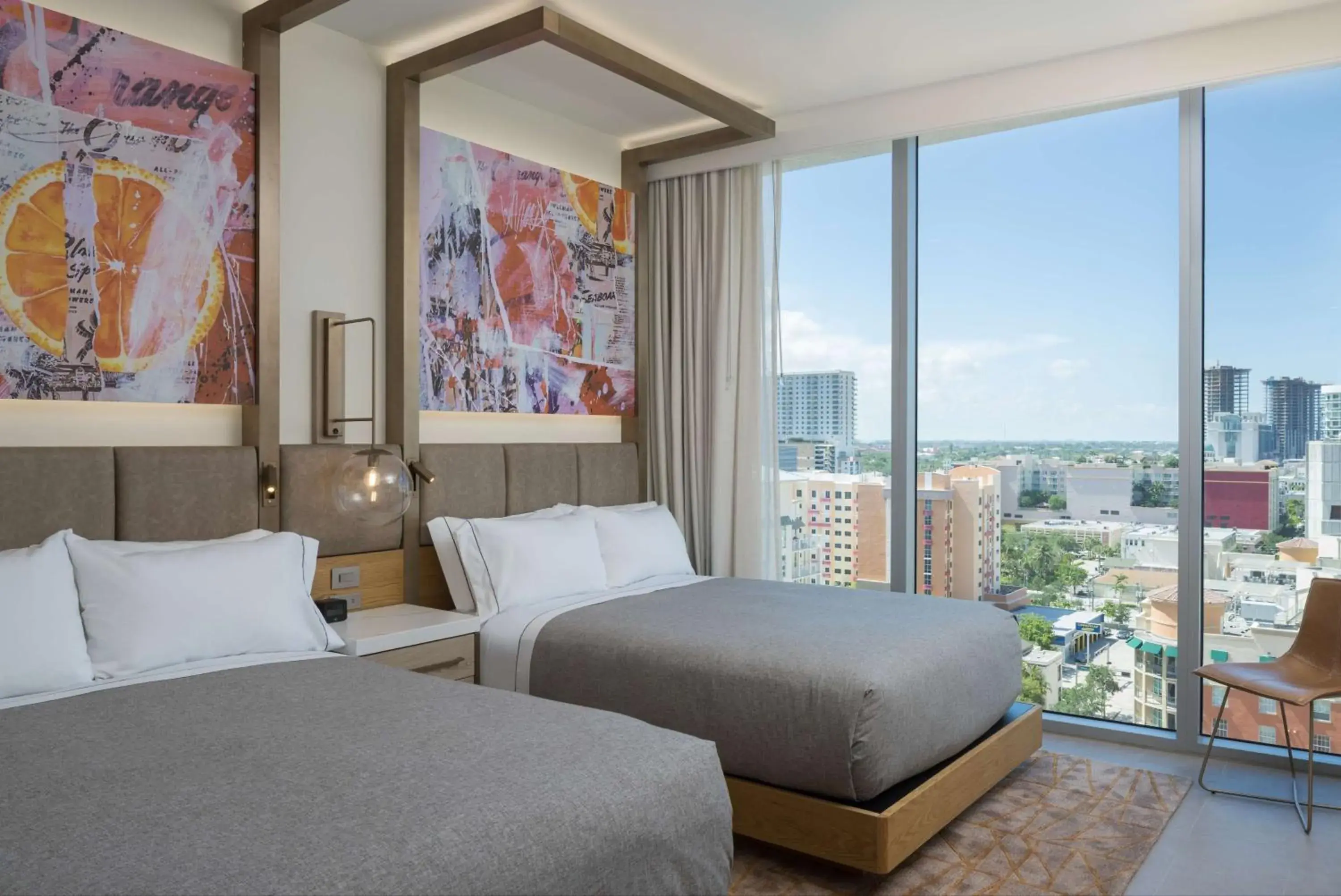 View (from property/room), Bed in Canopy West Palm Beach - Downtown View (from property/room), Bed in Canopy West Palm Beach - Downtown