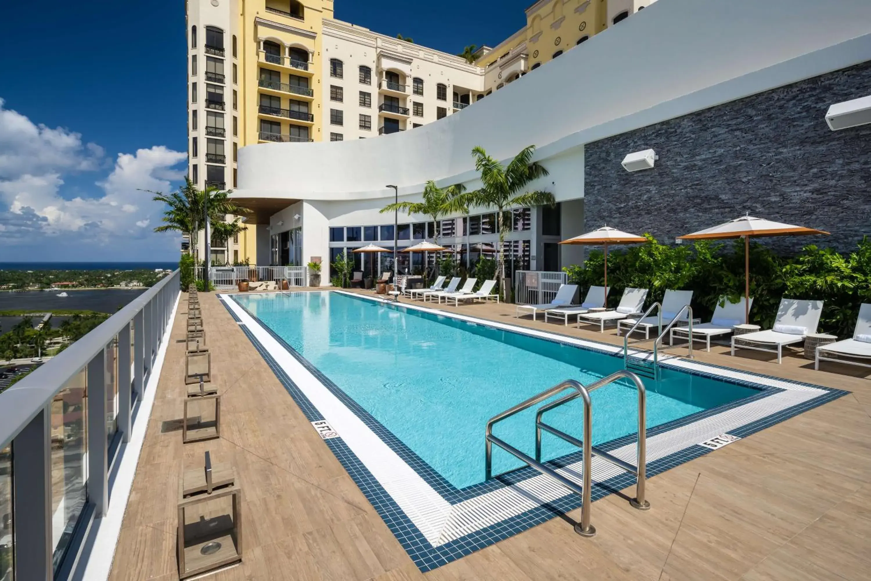 Pool view in Canopy West Palm Beach - Downtown Pool view in Canopy West Palm Beach - Downtown