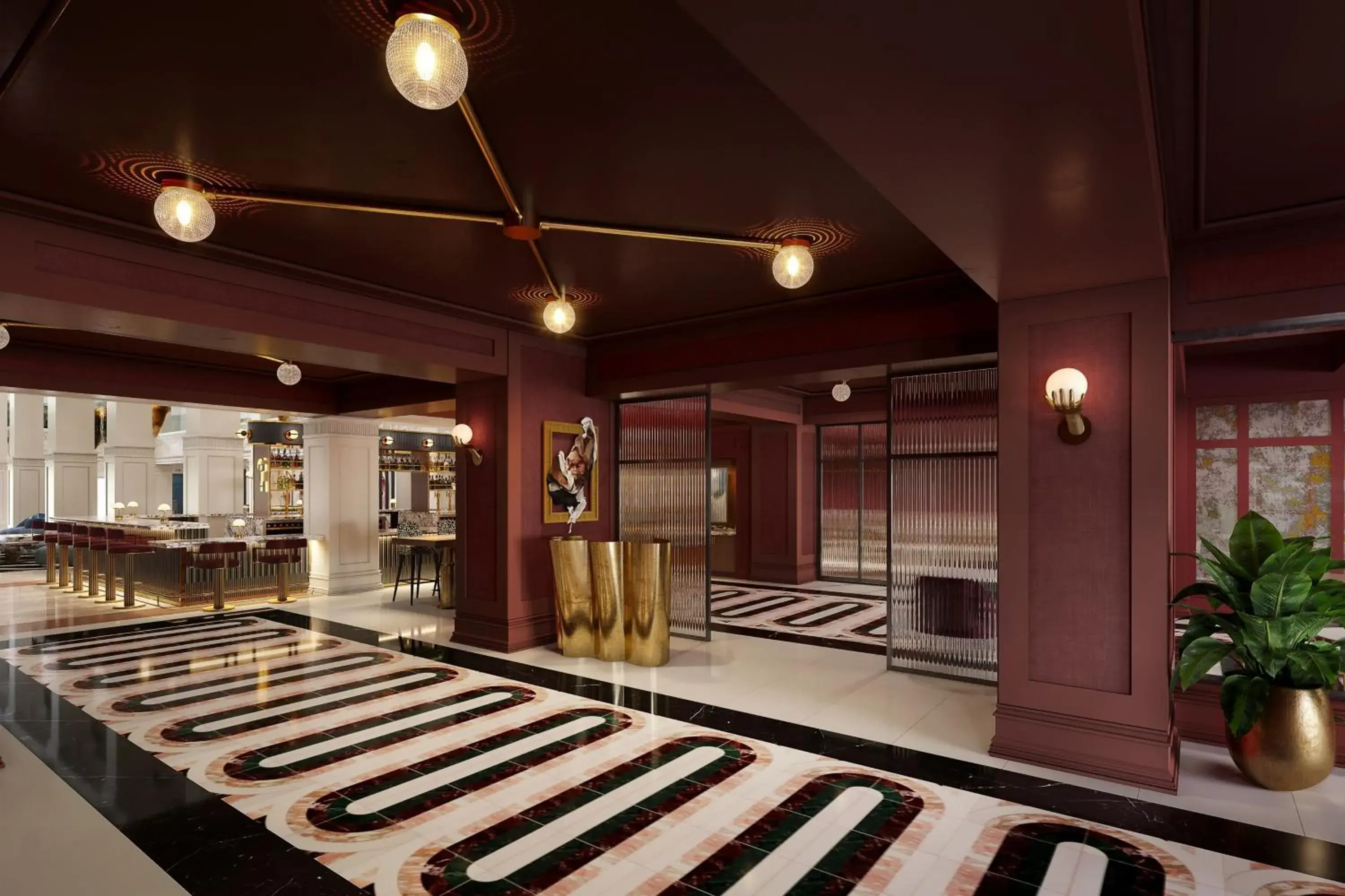 Lobby or reception in The Gunter Hotel San Antonio Riverwalk Lobby or reception in The Gunter Hotel San Antonio Riverwalk