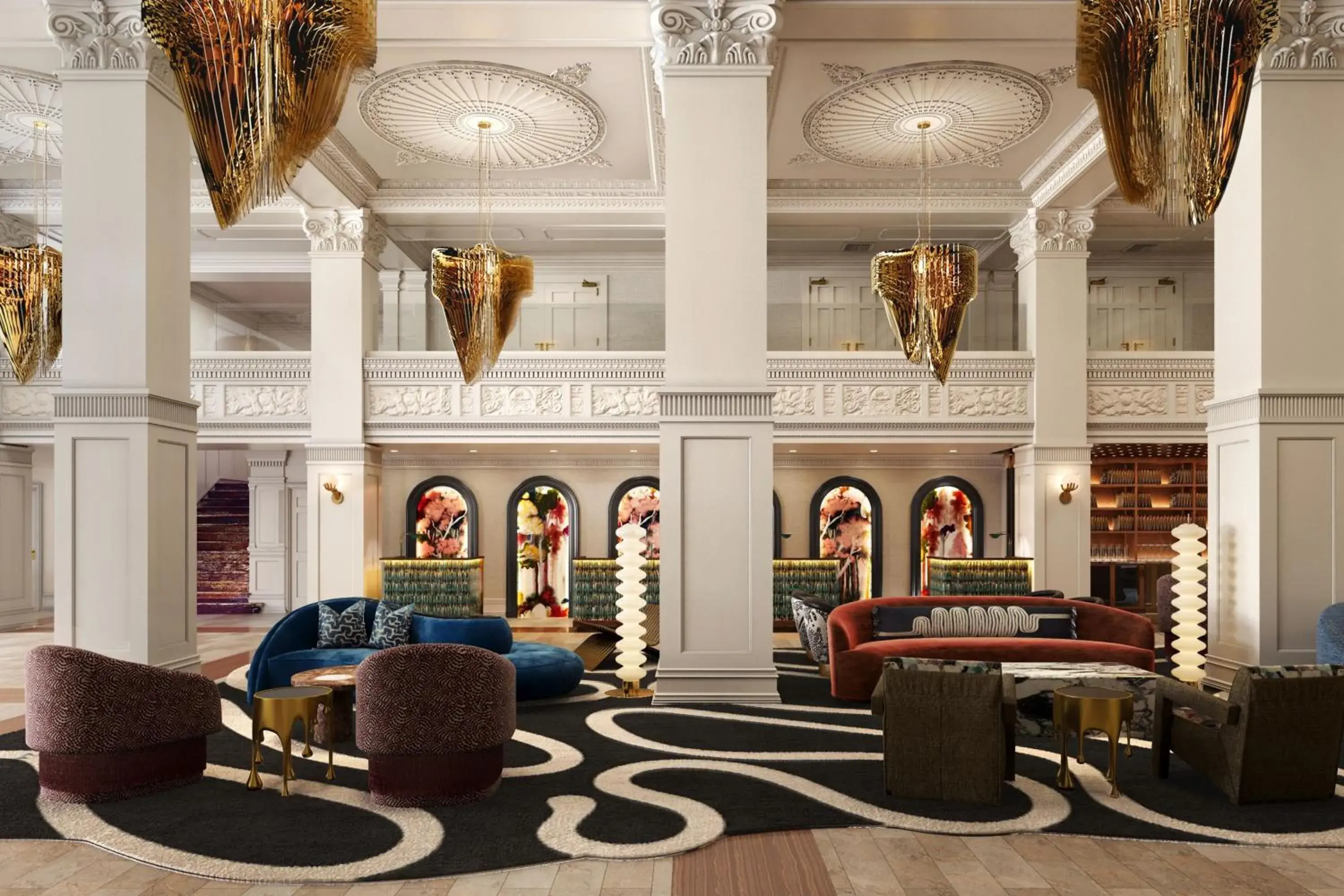 Lobby or reception in The Gunter Hotel San Antonio Riverwalk Lobby or reception in The Gunter Hotel San Antonio Riverwalk