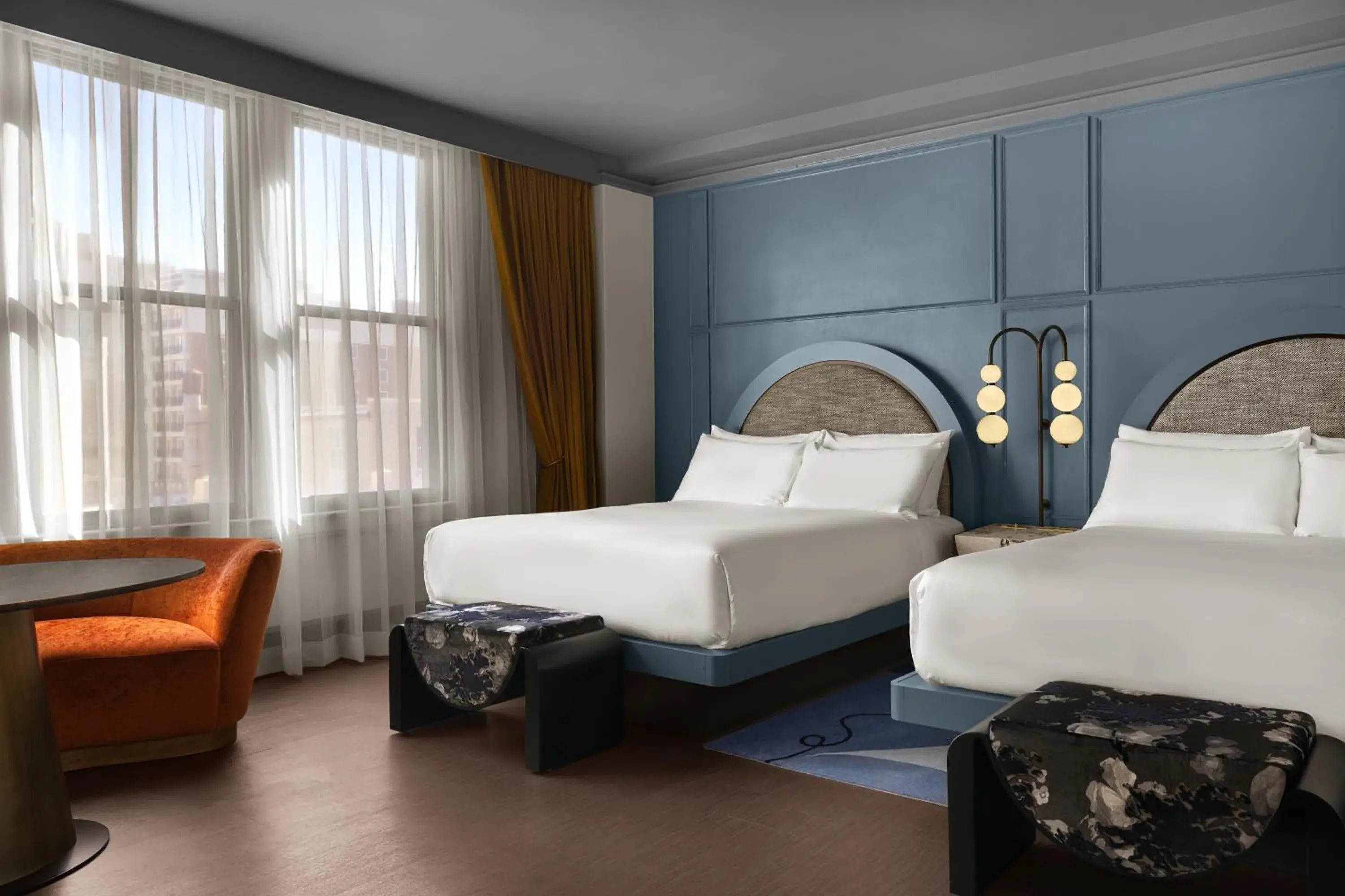 Bedroom, Bed in The Gunter Hotel San Antonio Riverwalk Bedroom, Bed in The Gunter Hotel San Antonio Riverwalk