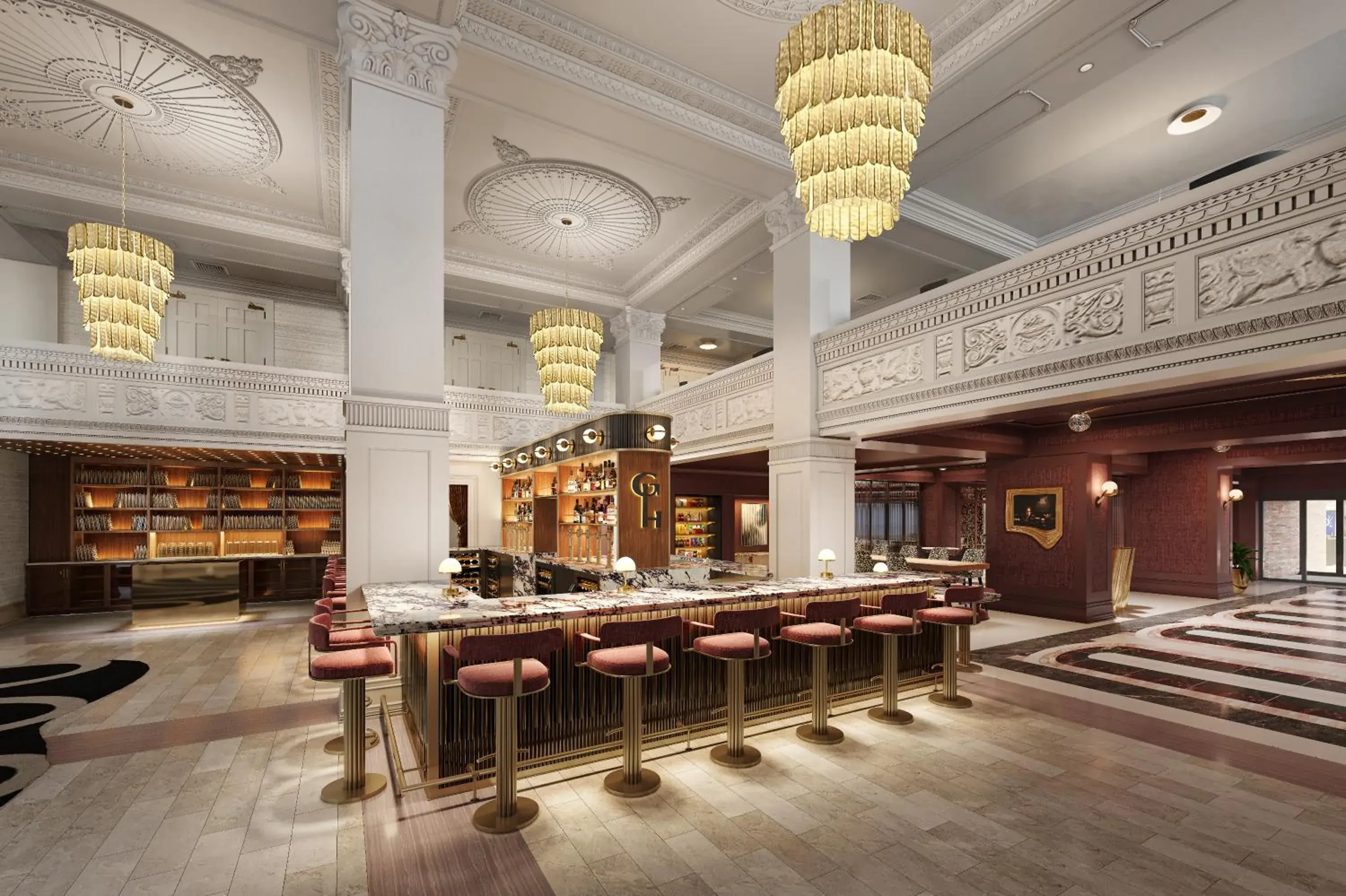 Lounge or bar in The Gunter Hotel San Antonio Riverwalk Lounge or bar in The Gunter Hotel San Antonio Riverwalk