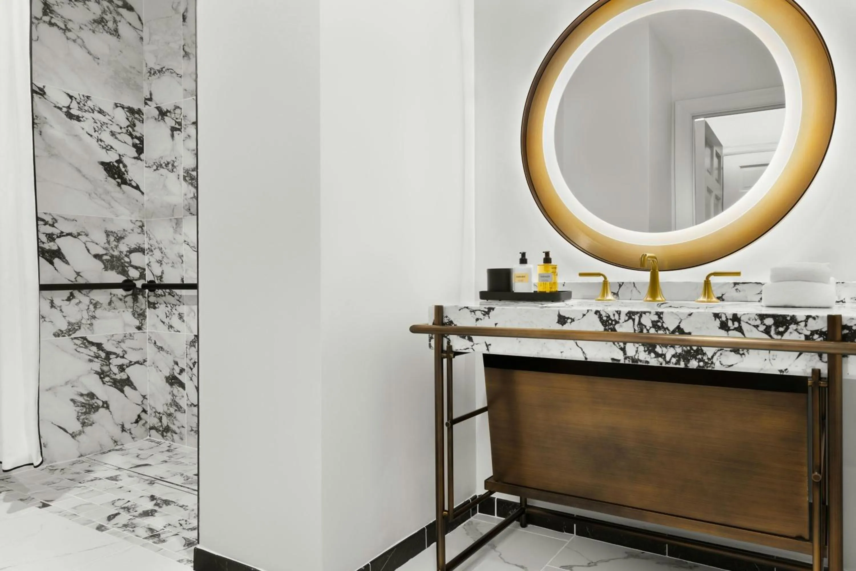 Bathroom in The Gunter Hotel San Antonio Riverwalk