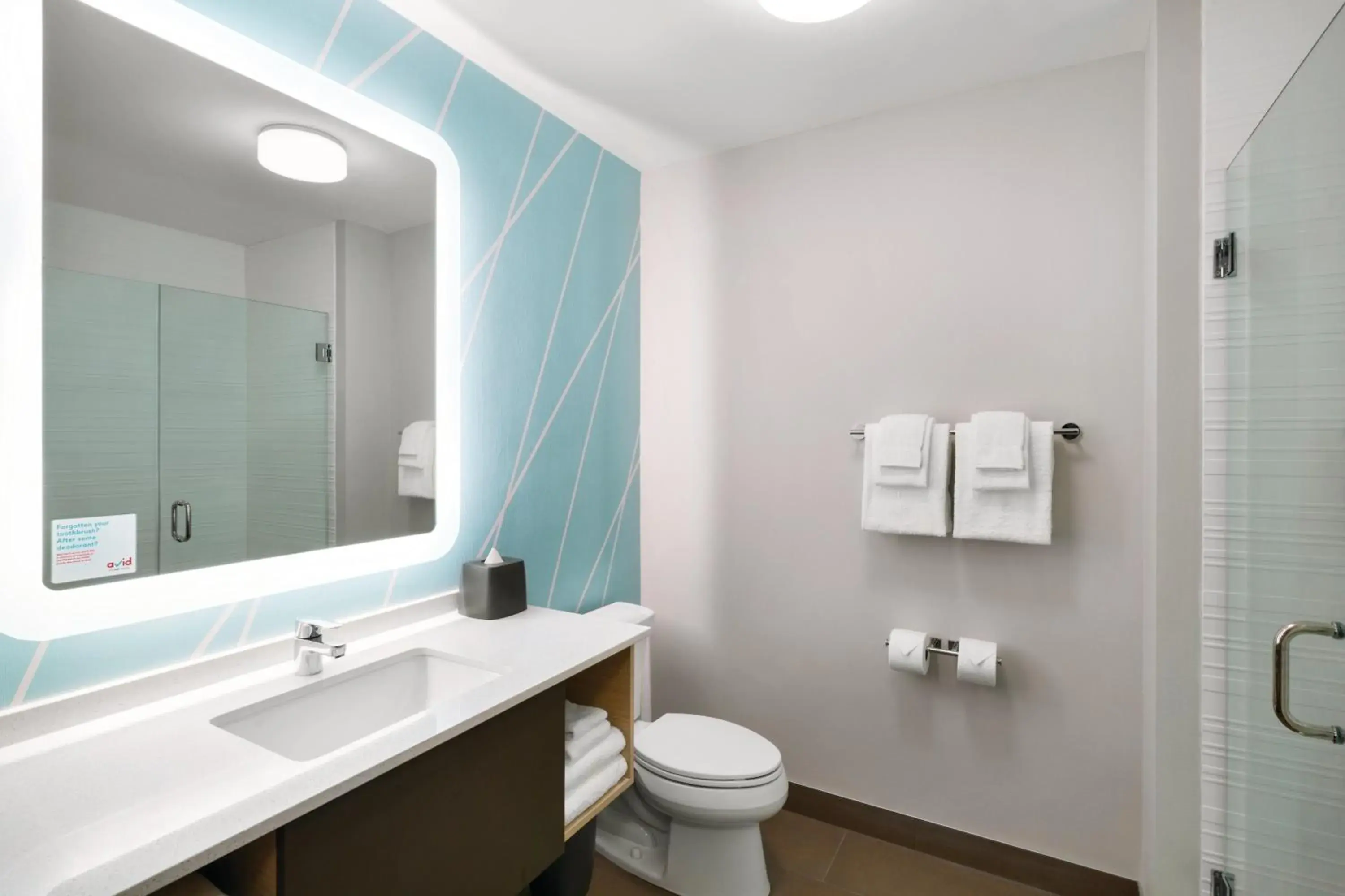 Bathroom in avid hotels - Orlando International Airport by IHG Bathroom in avid hotels - Orlando International Airport by IHG