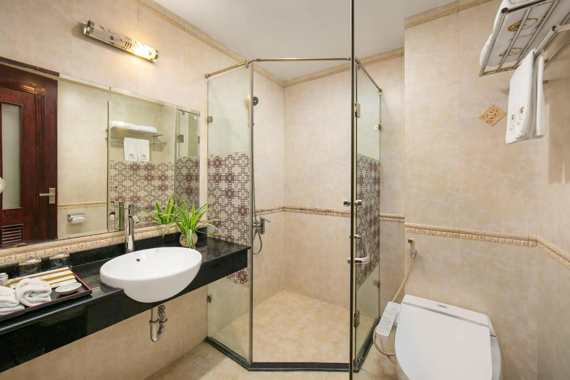 Toilet in Luxor Boutique Hotel