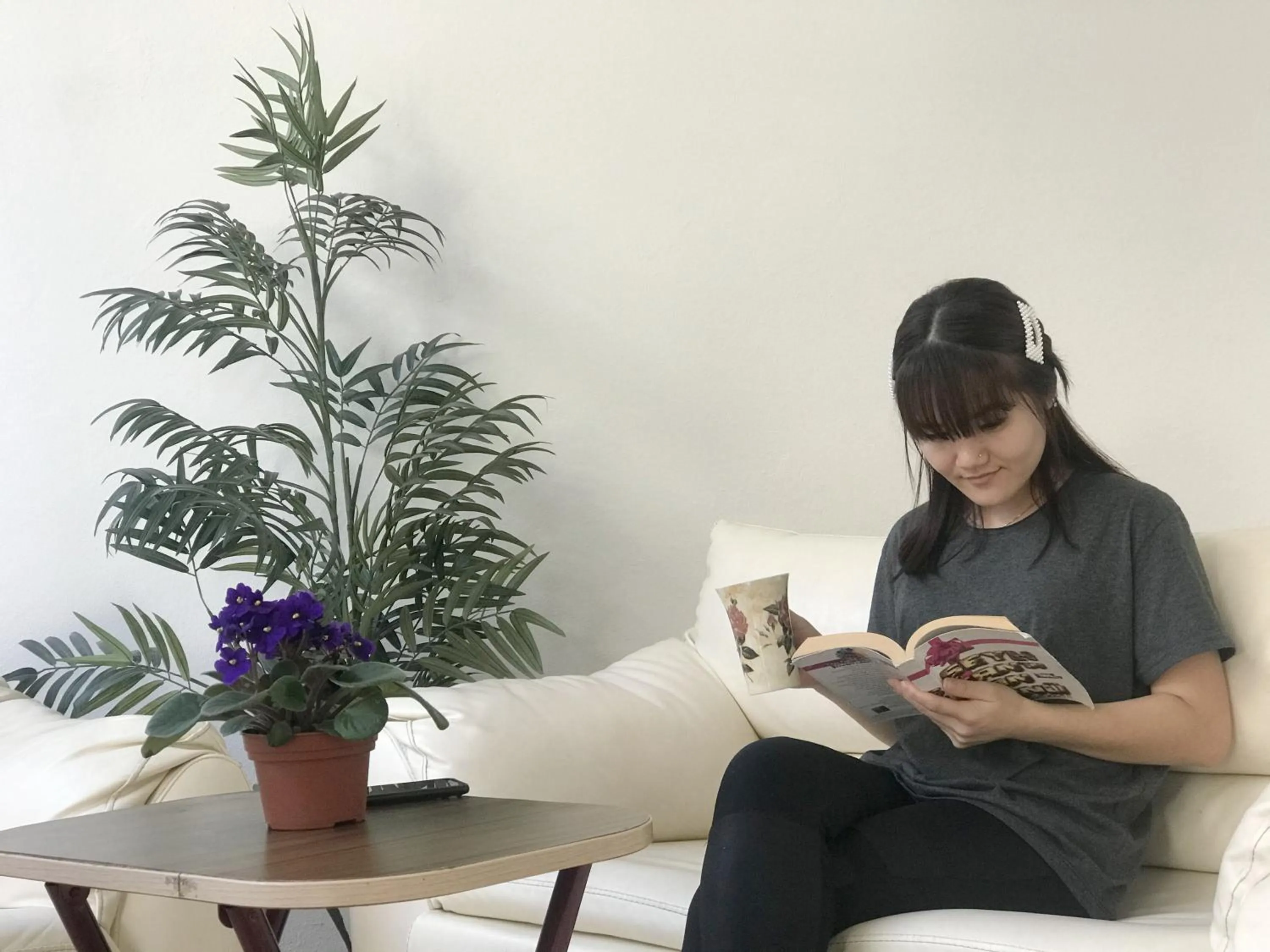 Communal lounge/ TV room in Kalkedon Hostel