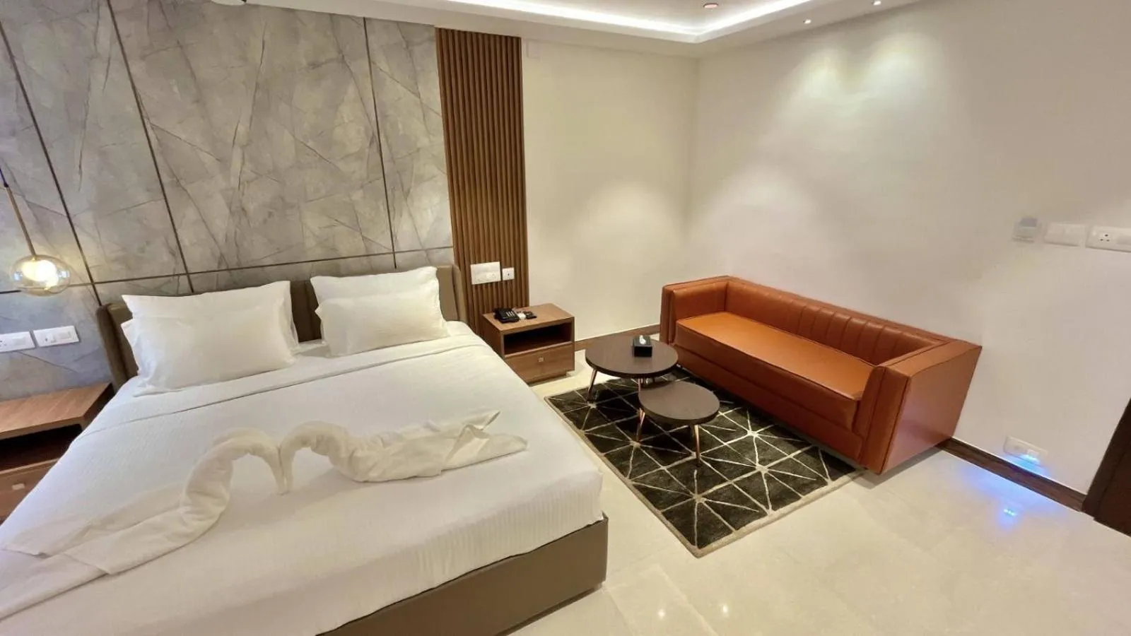 Bed in Hotel Pearl Palace