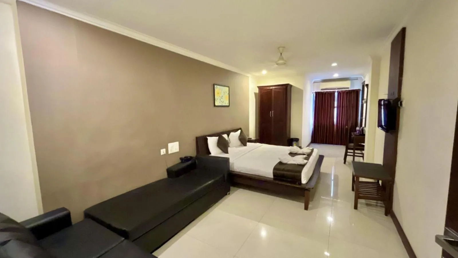 Bed in Hotel Pearl Palace