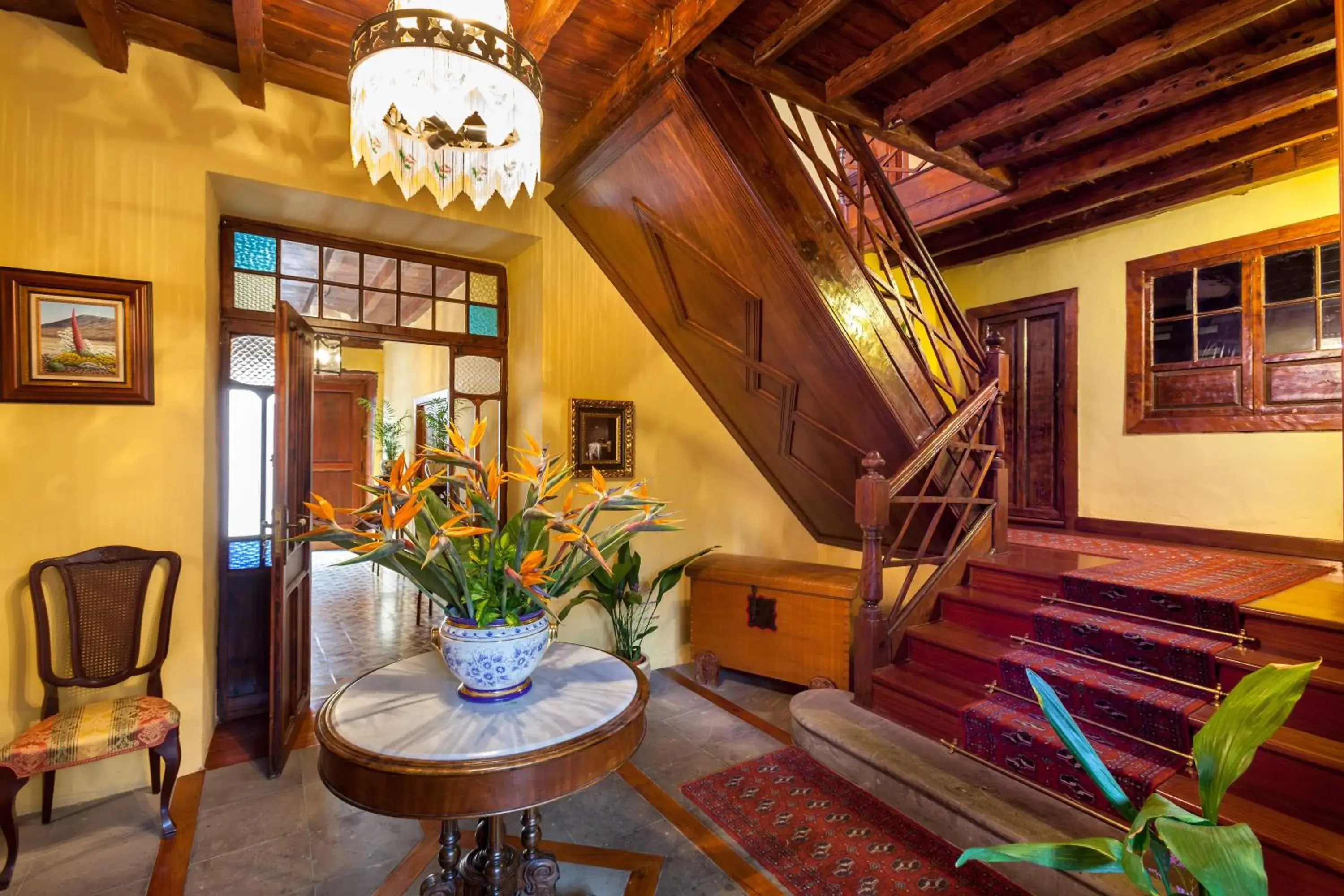 Lobby or reception in Hotel Emblemático San Marcos Lobby or reception in Hotel Emblemático San Marcos