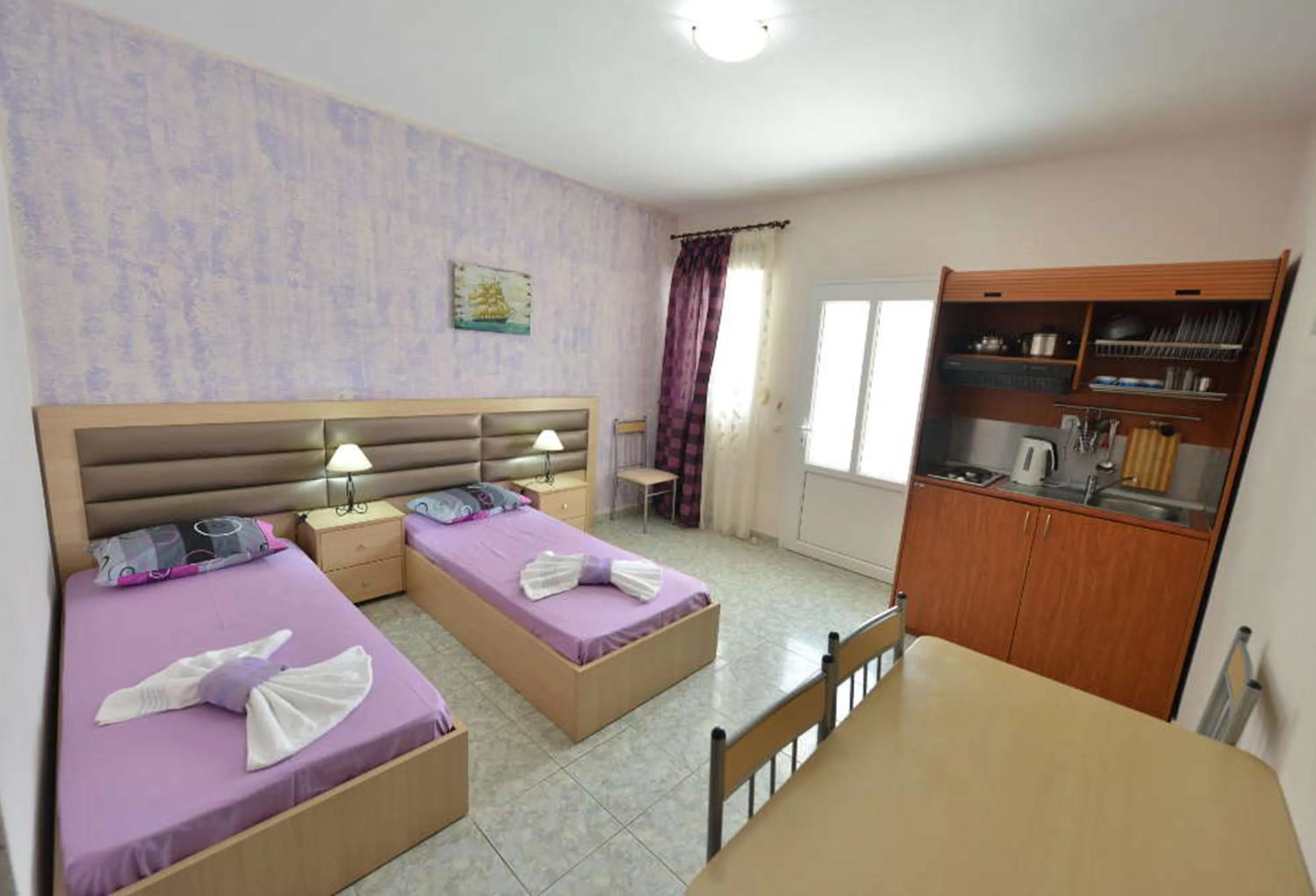 Living room, Bed in Anna Christina Apartments