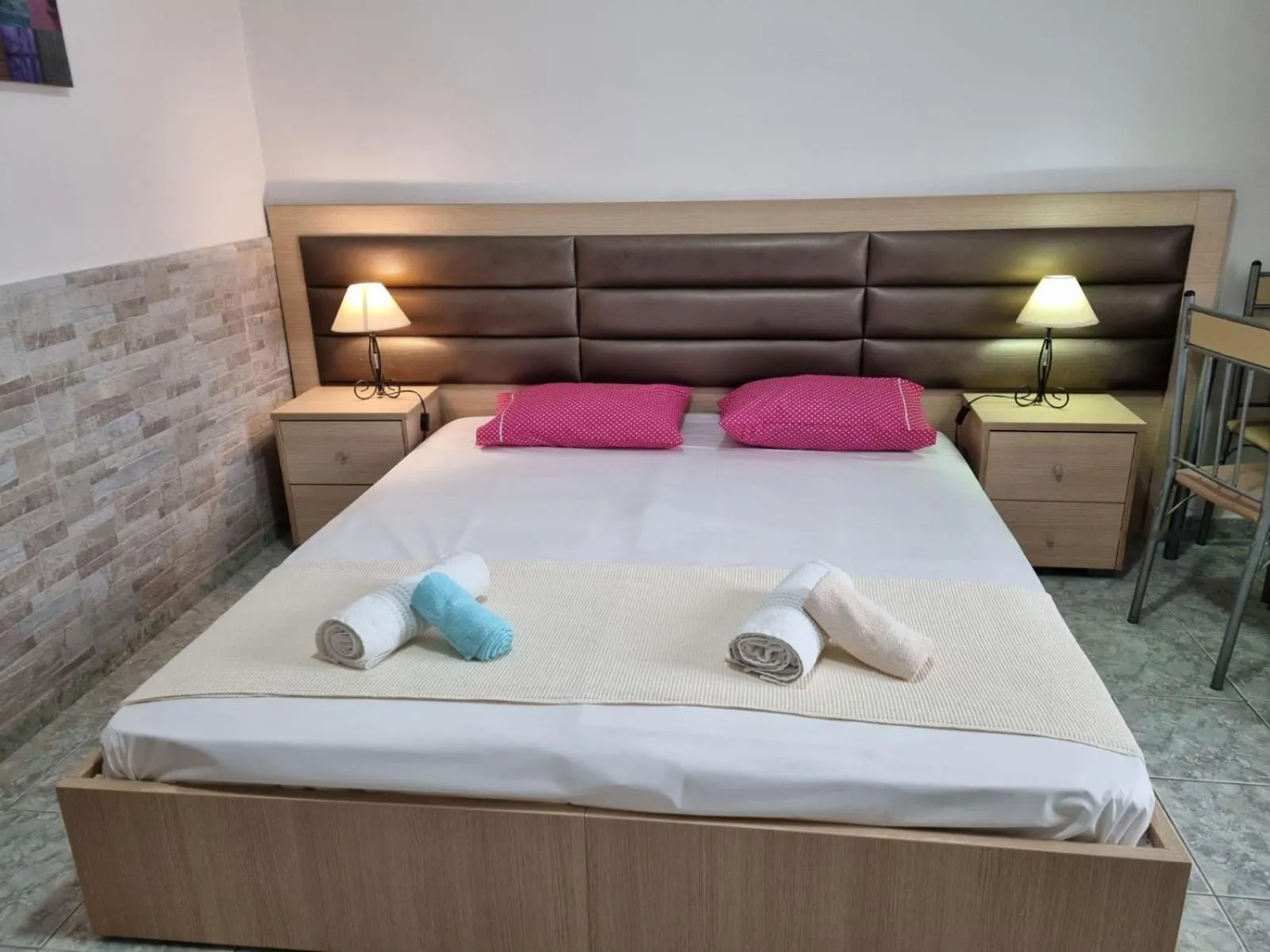 Bed in Anna Christina Apartments