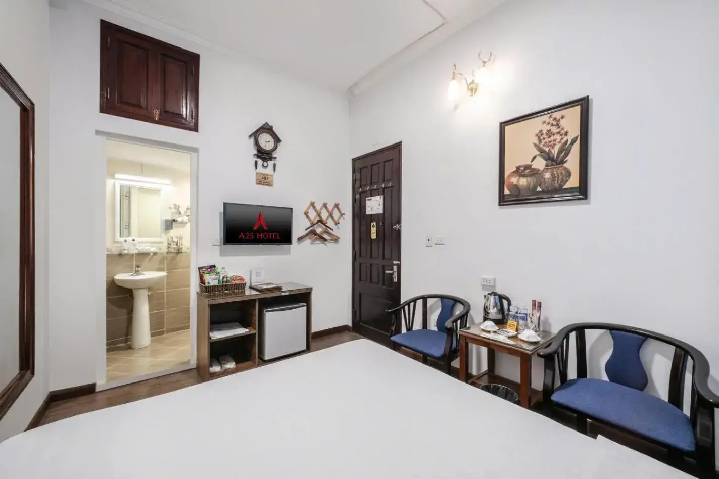 Bed in A25 Hotel - 197 Thanh Nhàn Bed in A25 Hotel - 197 Thanh Nhàn
