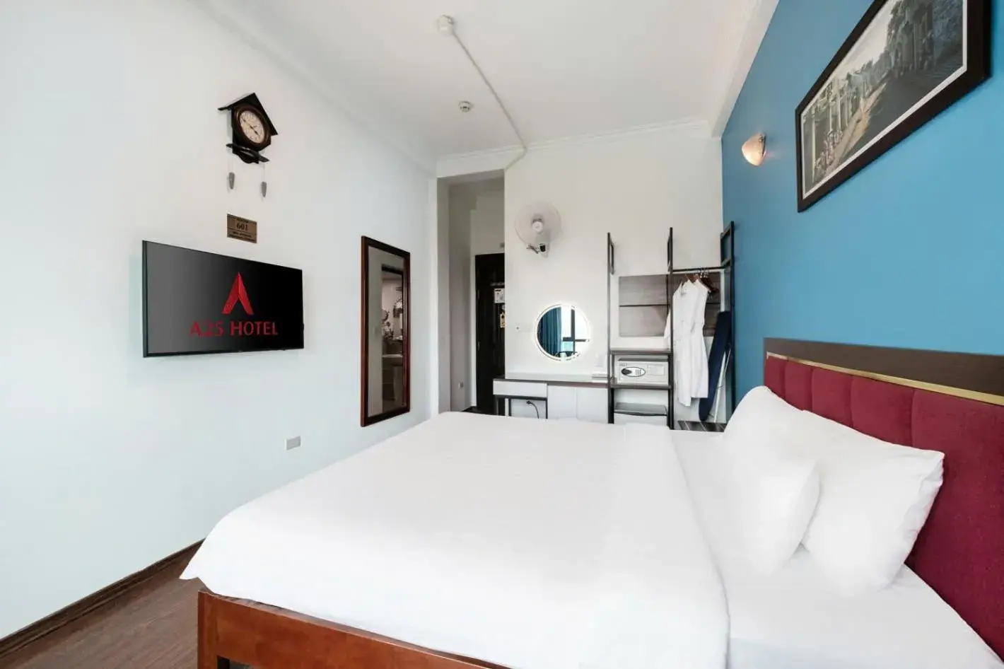 Bed in A25 Hotel - 197 Thanh Nhàn Bed in A25 Hotel - 197 Thanh Nhàn