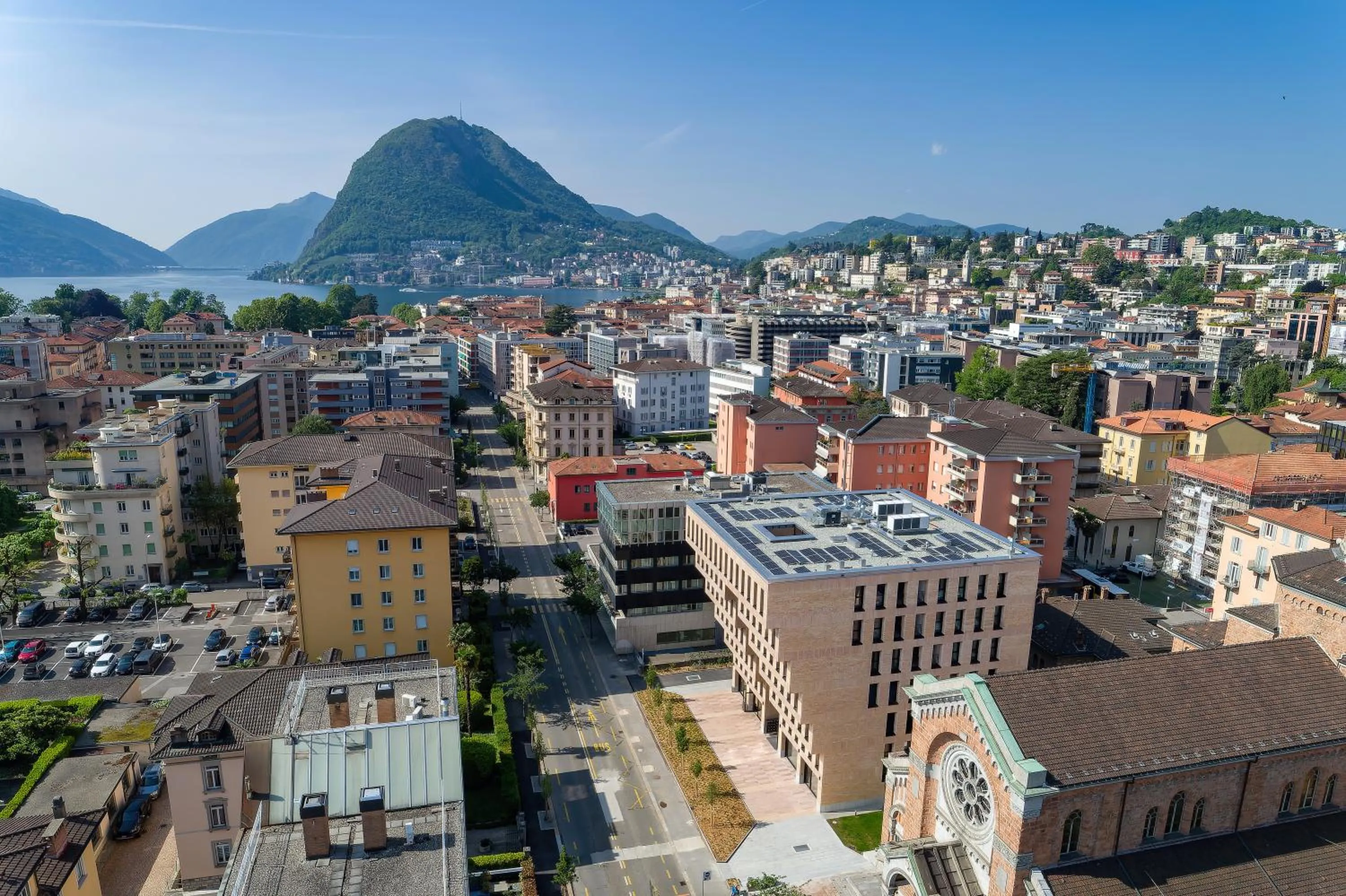 Property building in Swiss Hotel Apartments - Lugano