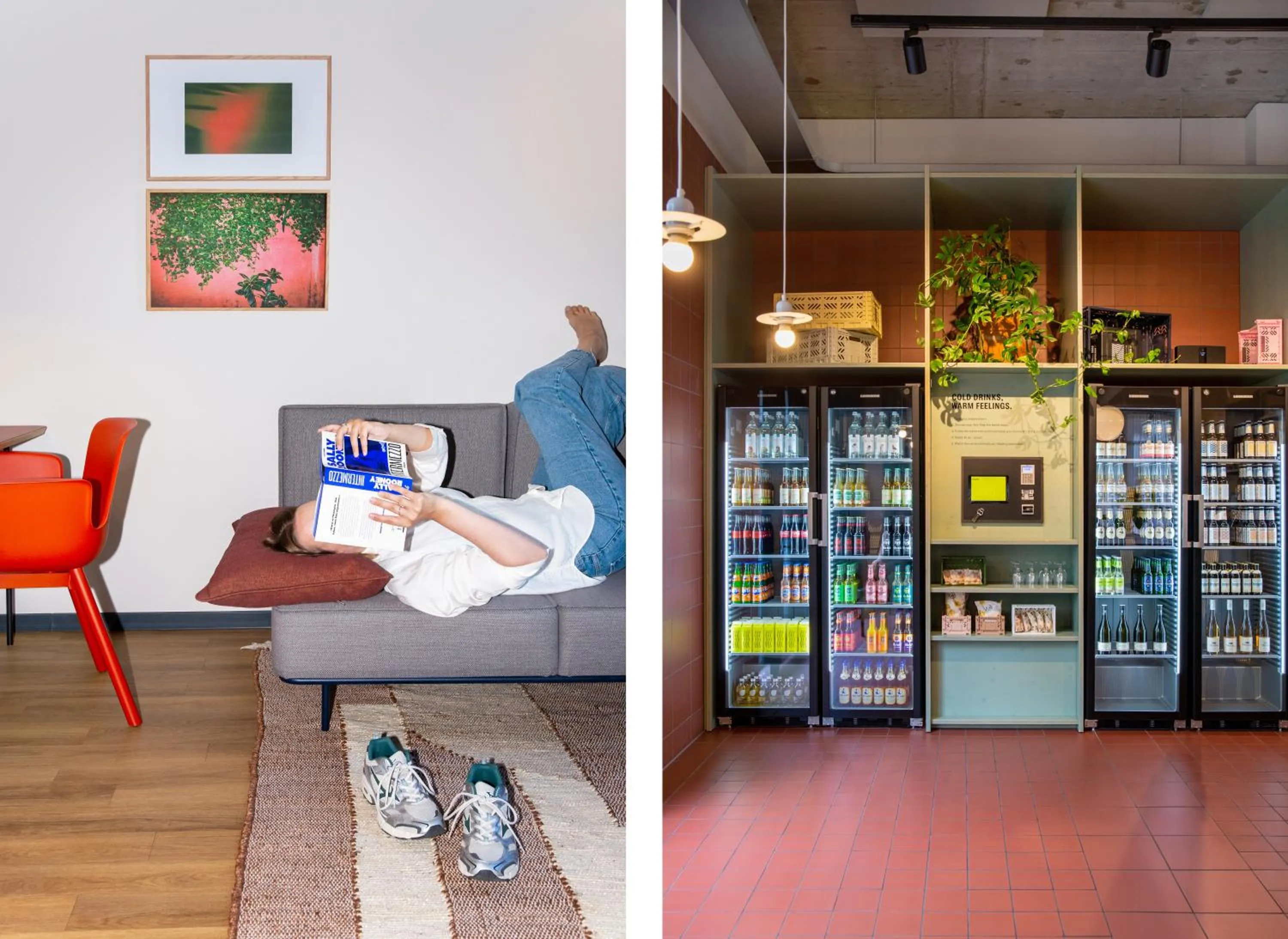 Lounge or bar in STAYERY Bielefeld Hauptbahnhof