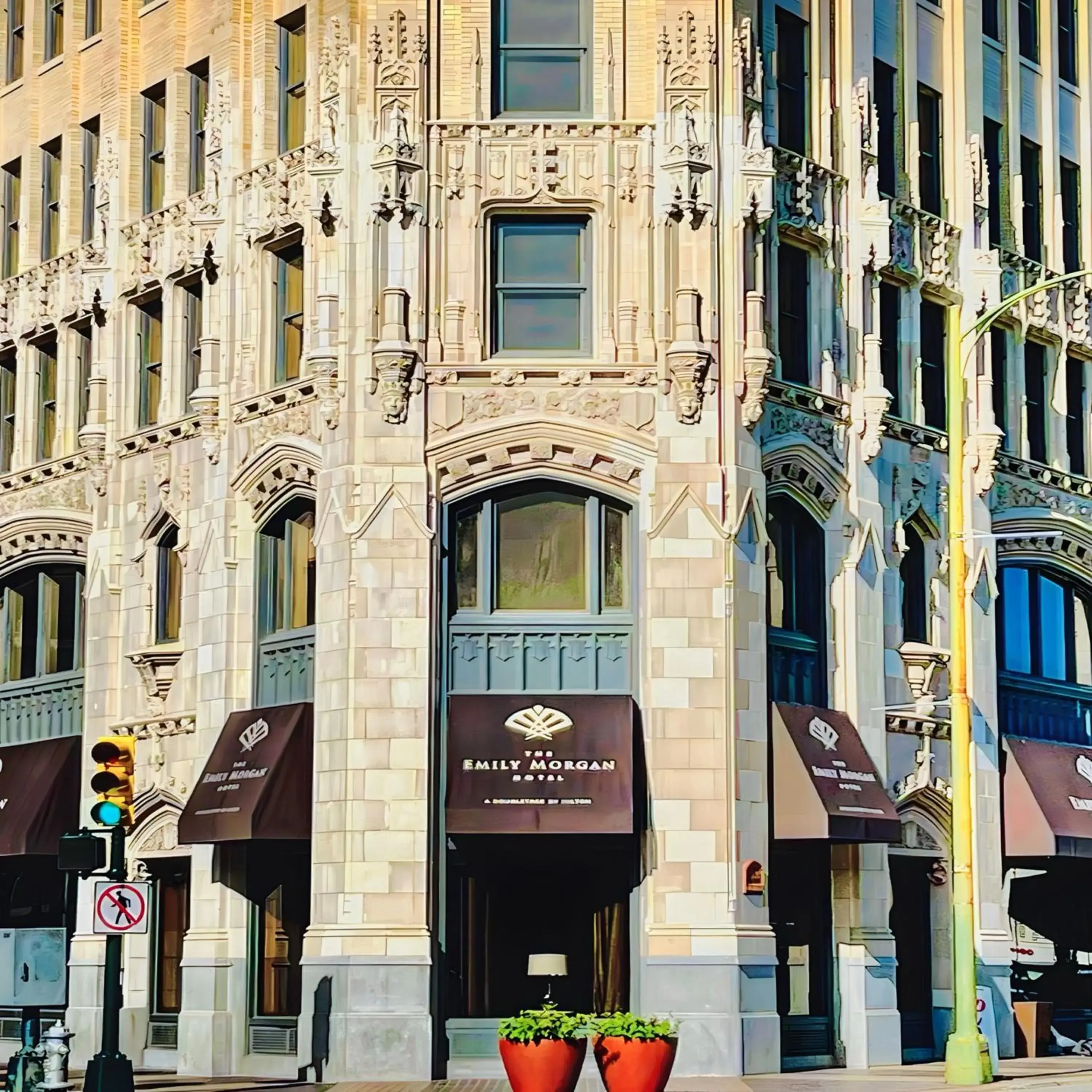 Property building in The Emily Morgan Hotel - A DoubleTree by Hilton Property building in The Emily Morgan Hotel - A DoubleTree by Hilton