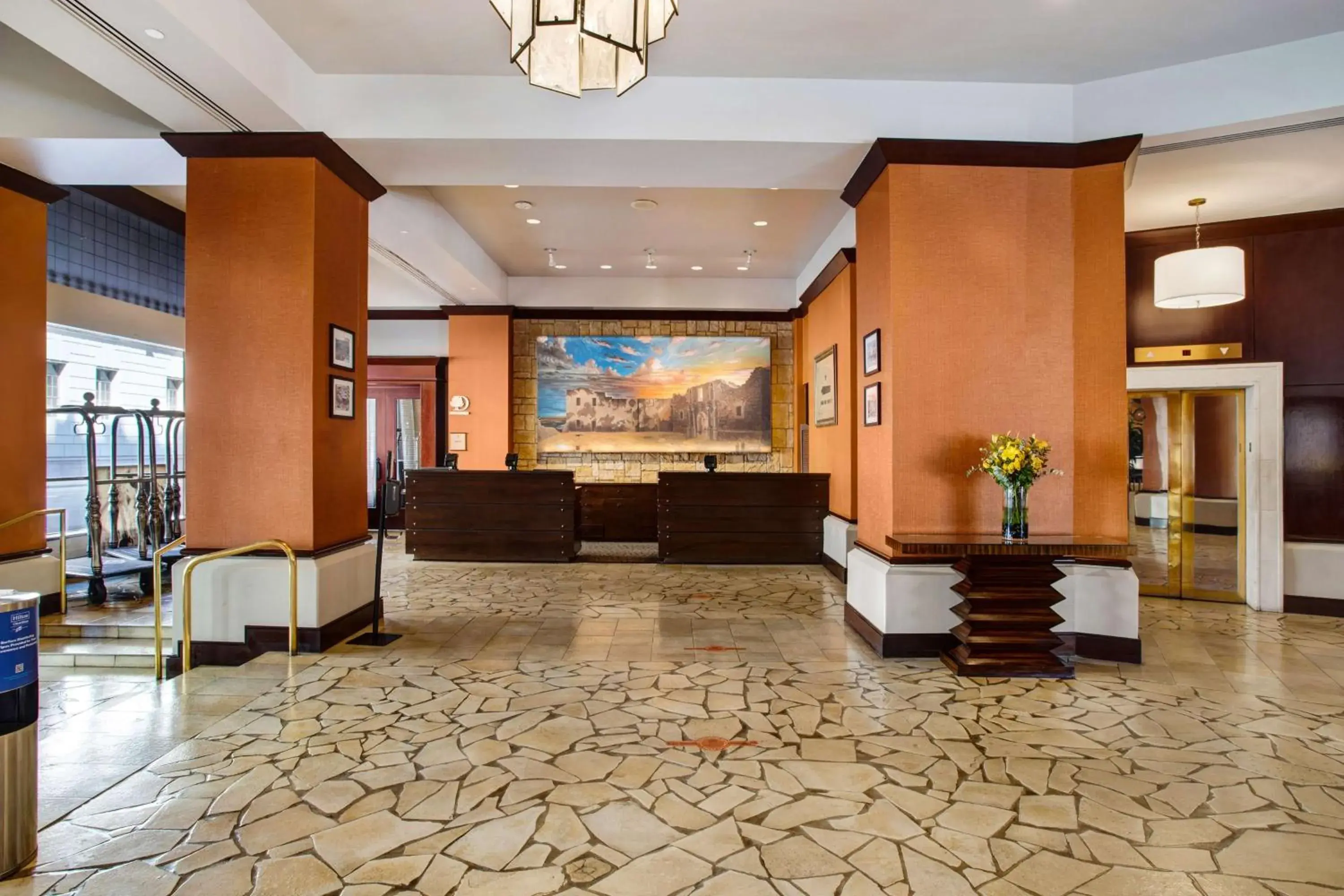 Lobby or reception in The Emily Morgan Hotel - A DoubleTree by Hilton Lobby or reception in The Emily Morgan Hotel - A DoubleTree by Hilton