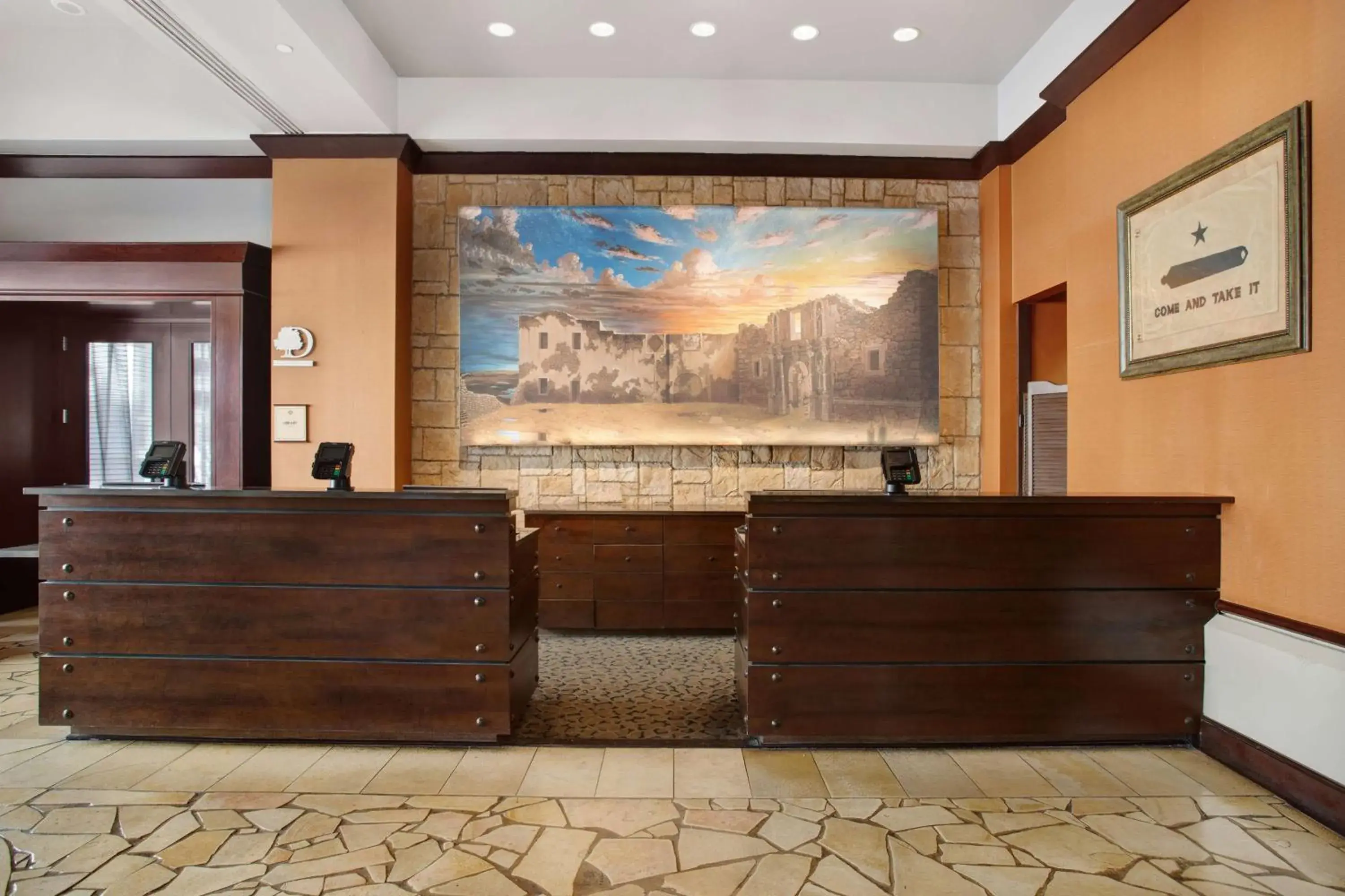 Lobby or reception in The Emily Morgan Hotel - A DoubleTree by Hilton Lobby or reception in The Emily Morgan Hotel - A DoubleTree by Hilton