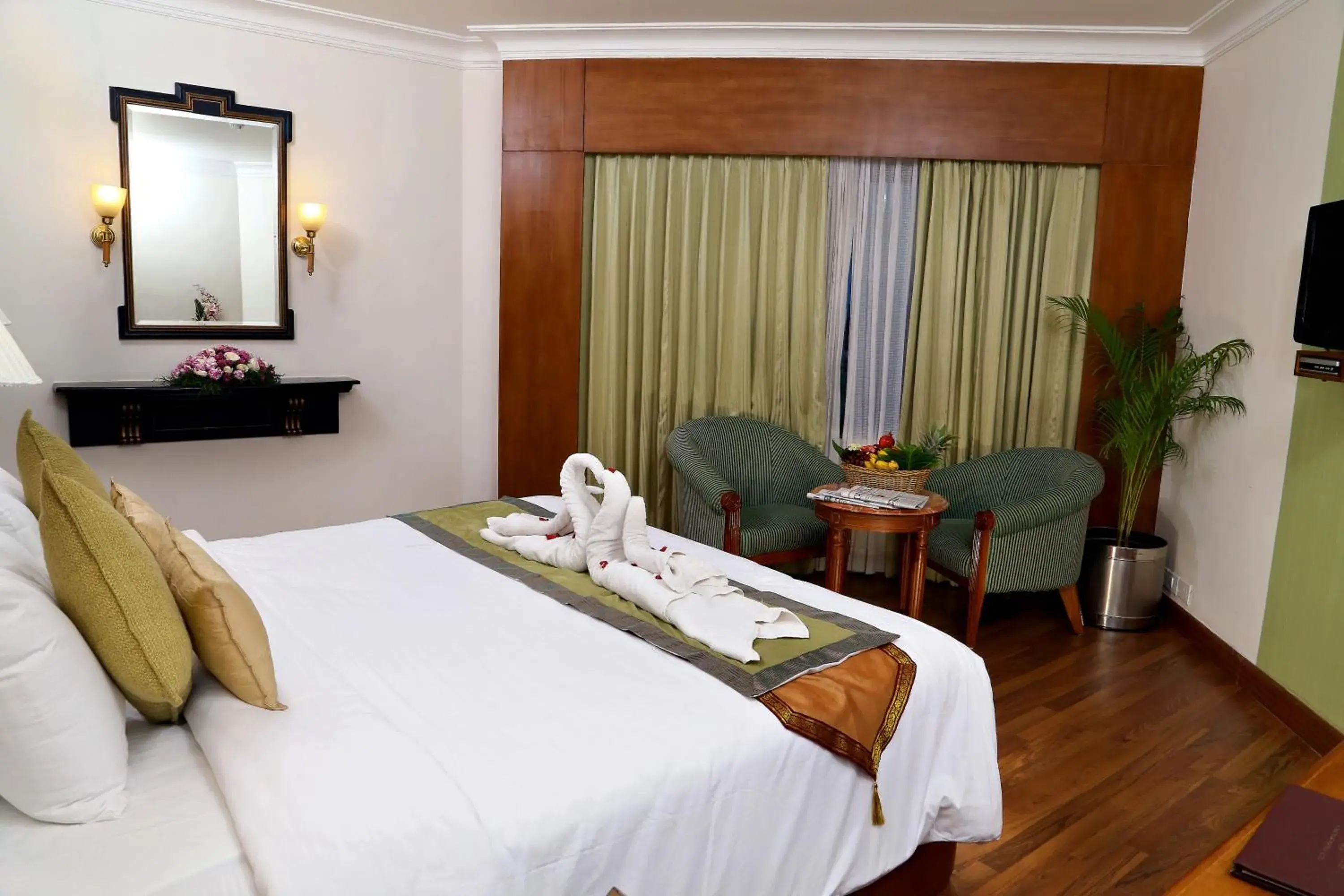 Bed in Gokulam Park Hotel & Convention Centre Bed in Gokulam Park Hotel & Convention Centre