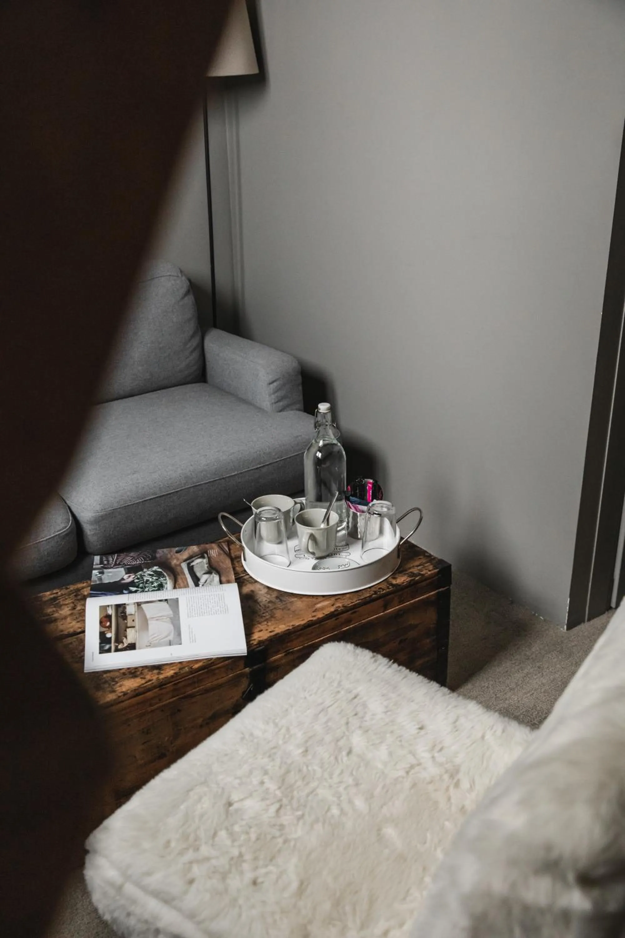 Living room, Bed in La Bastide de Barbizon